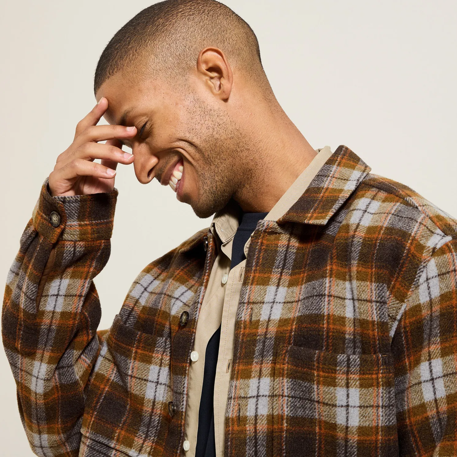 Katoenen overhemd met ruitjes