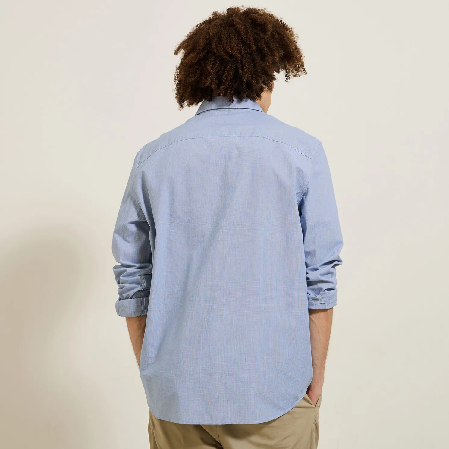 Katoenen overhemd met ruitjes