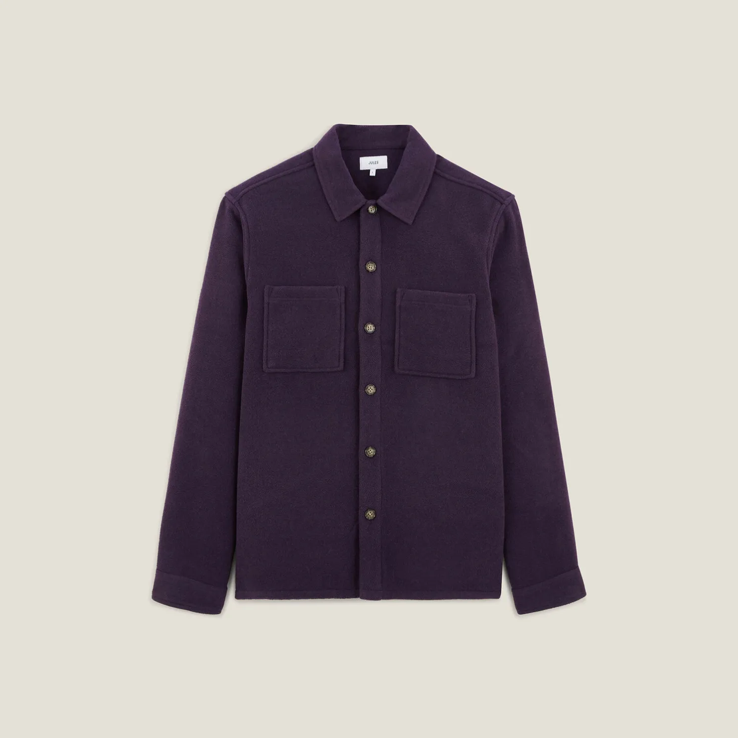 Katoenen overhemd met hemdskraag