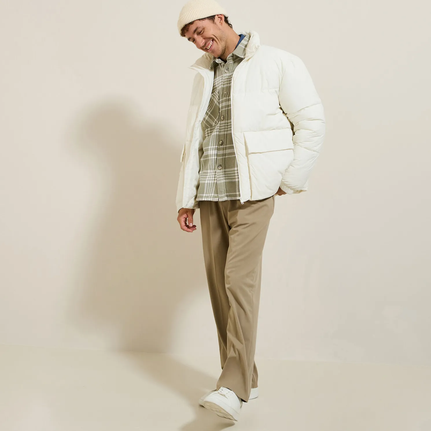 Katoenen overhemd met ruitjes