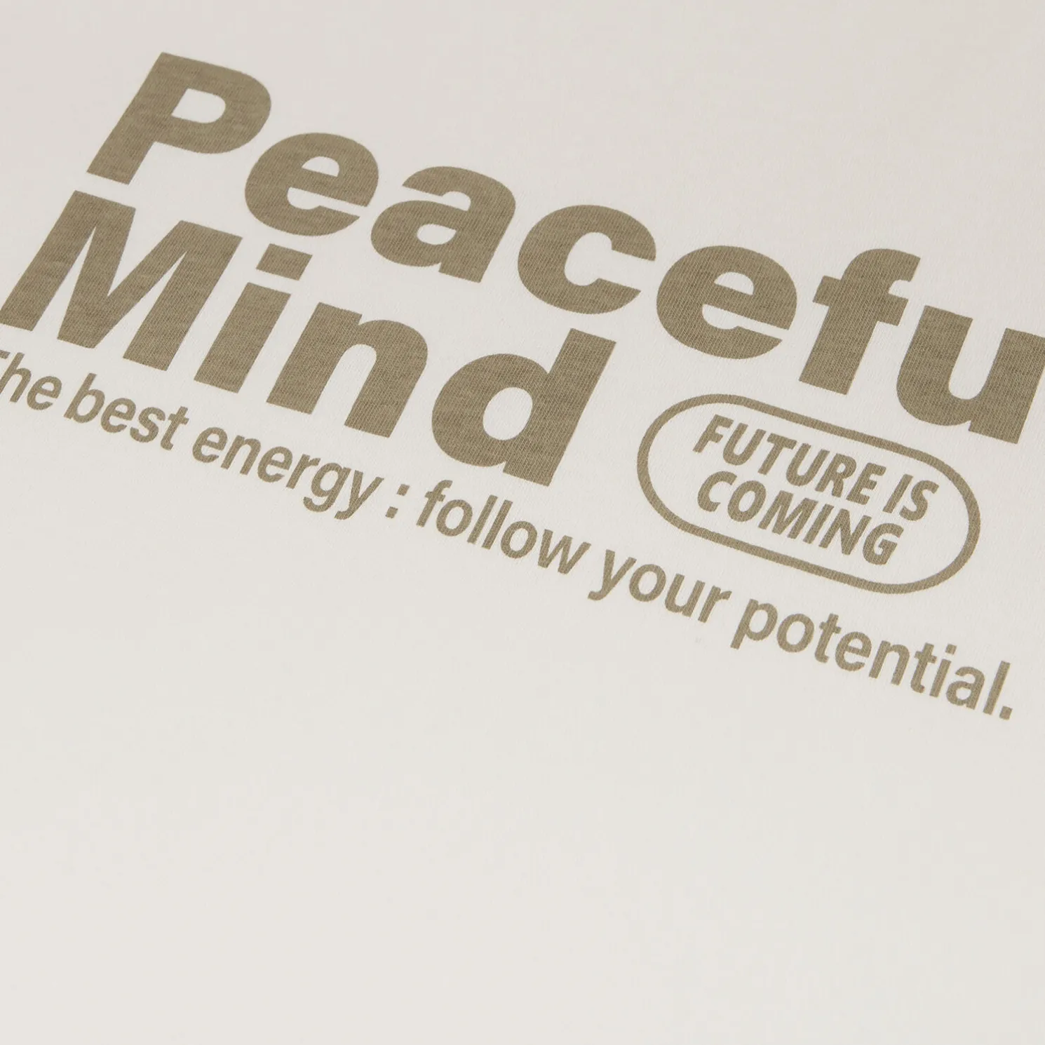 Katoenen T-shirt met ronde hals en print