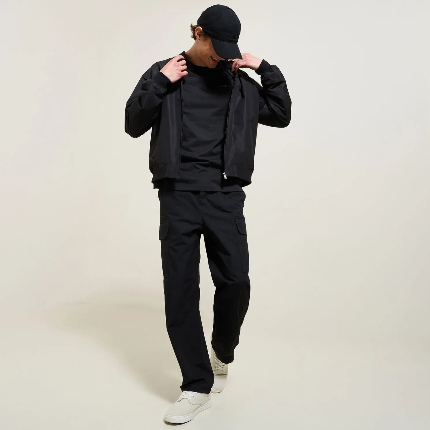 Katoenen T-shirt met ronde hals en print