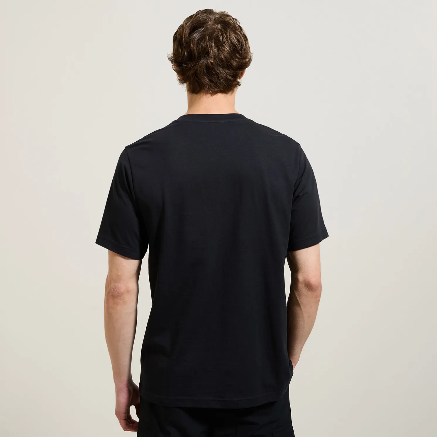 Katoenen T-shirt met ronde hals en print