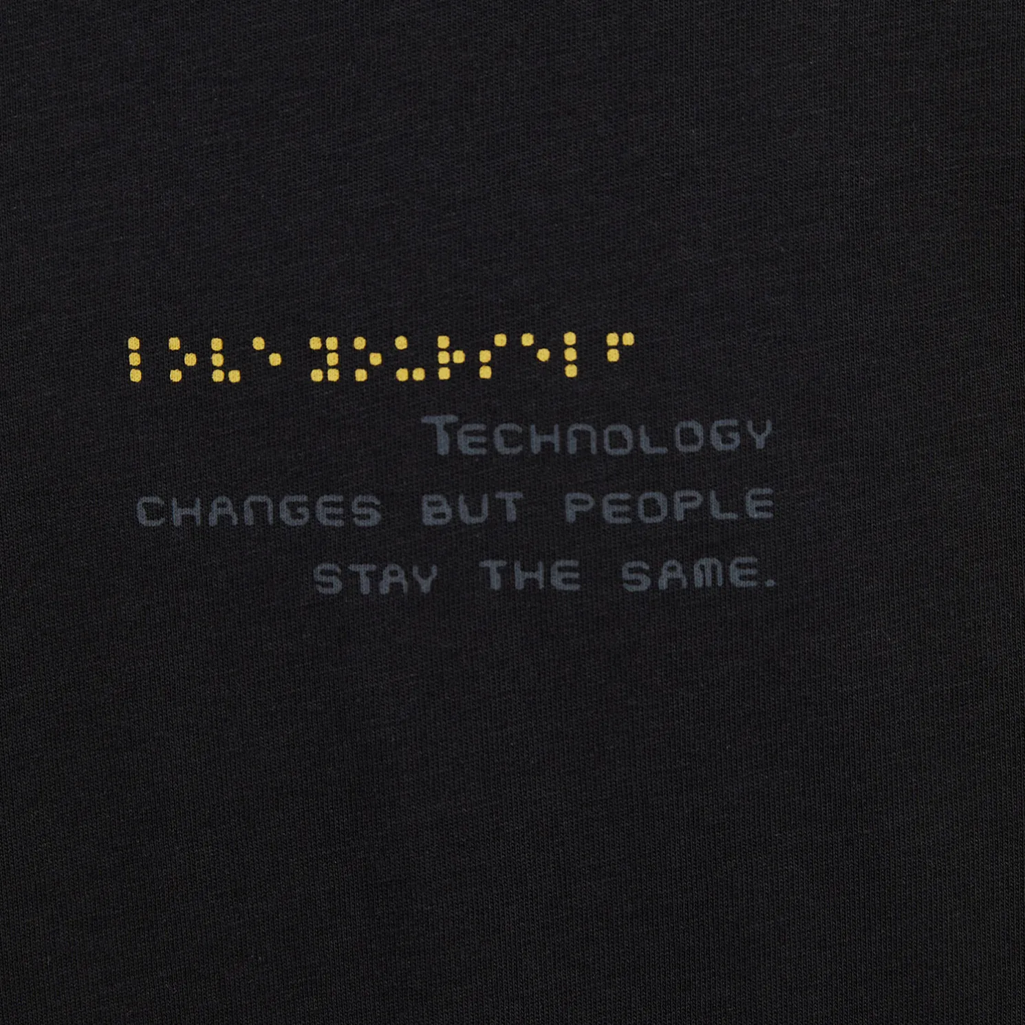 Katoenen T-shirt met ronde hals en print