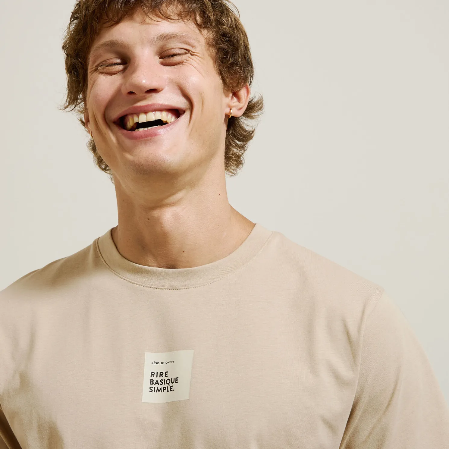 Kerst-T-shirt met ronde hals