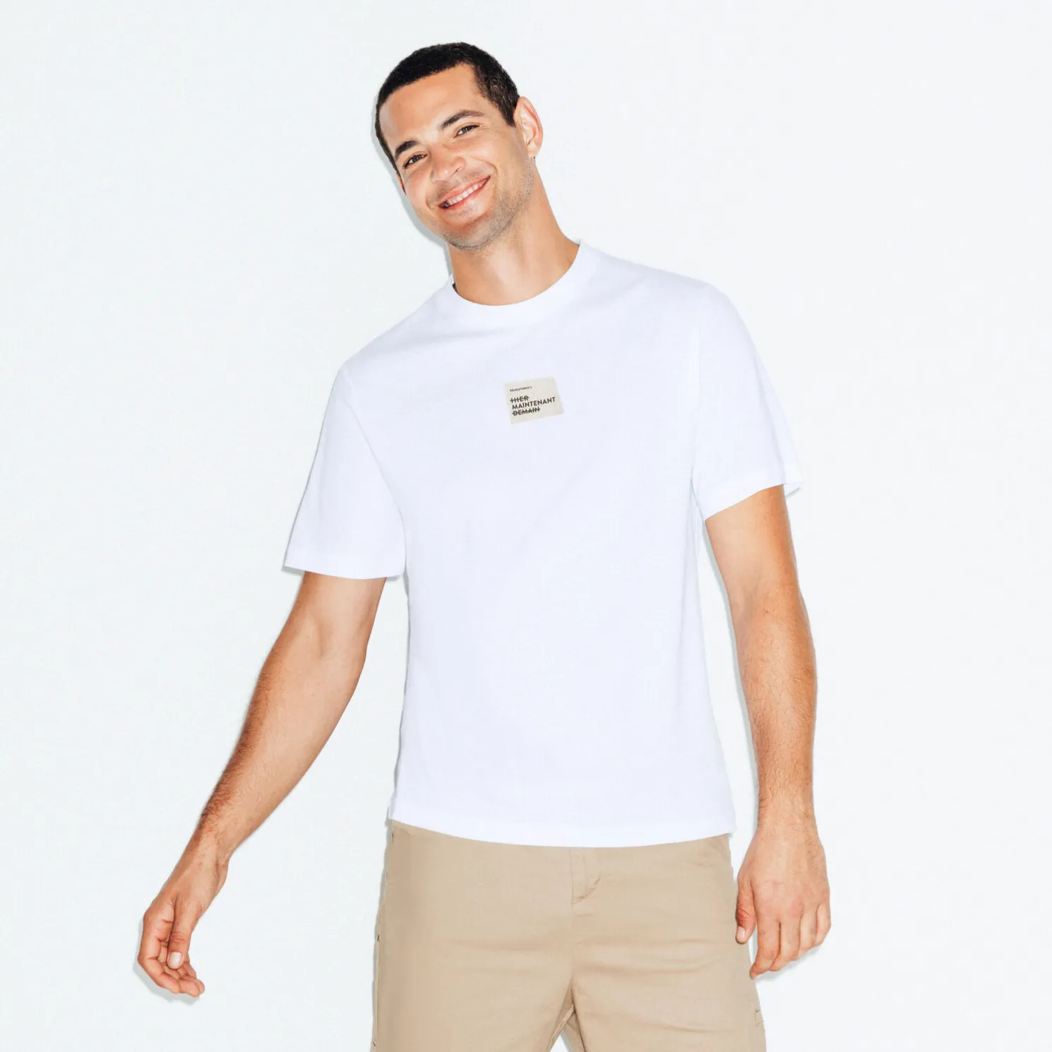 Kerst-T-shirt met ronde hals