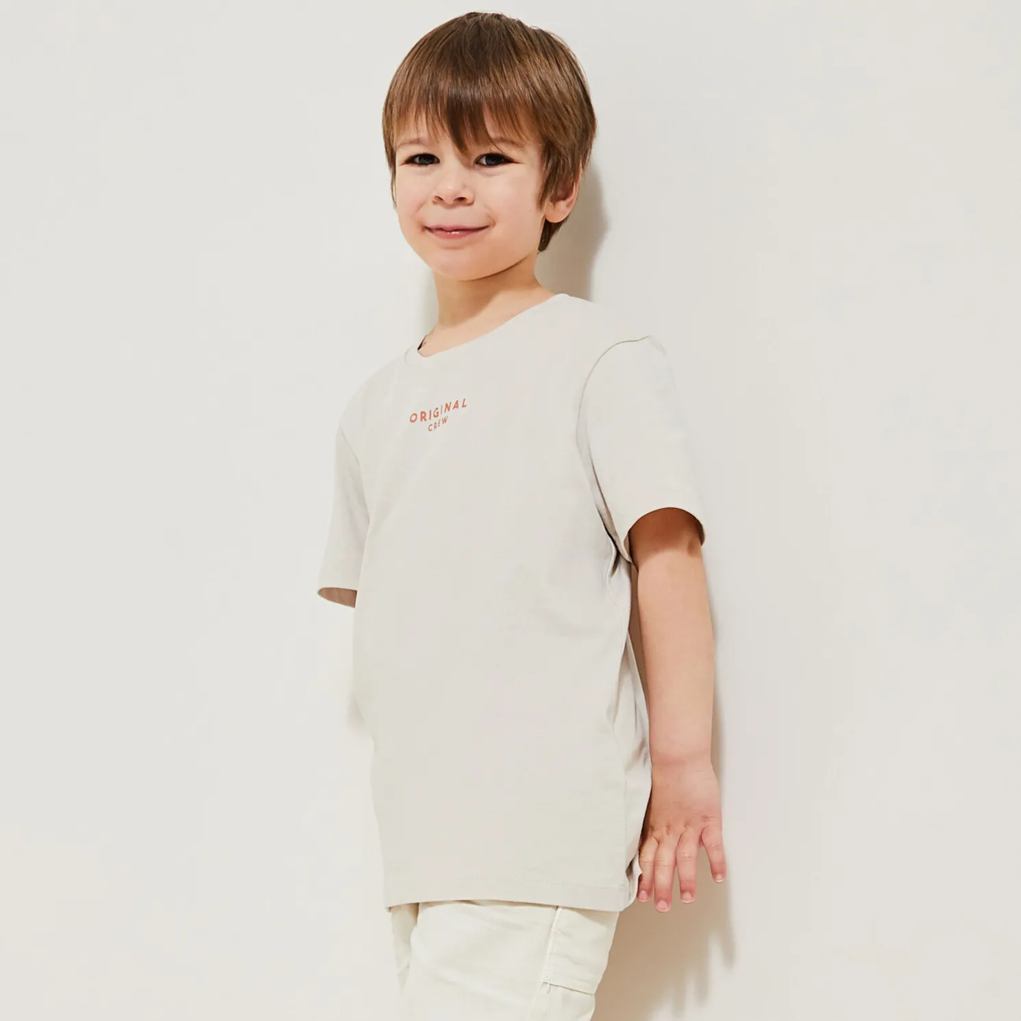 Kinder-T-shirt met print op voor-en achterkant