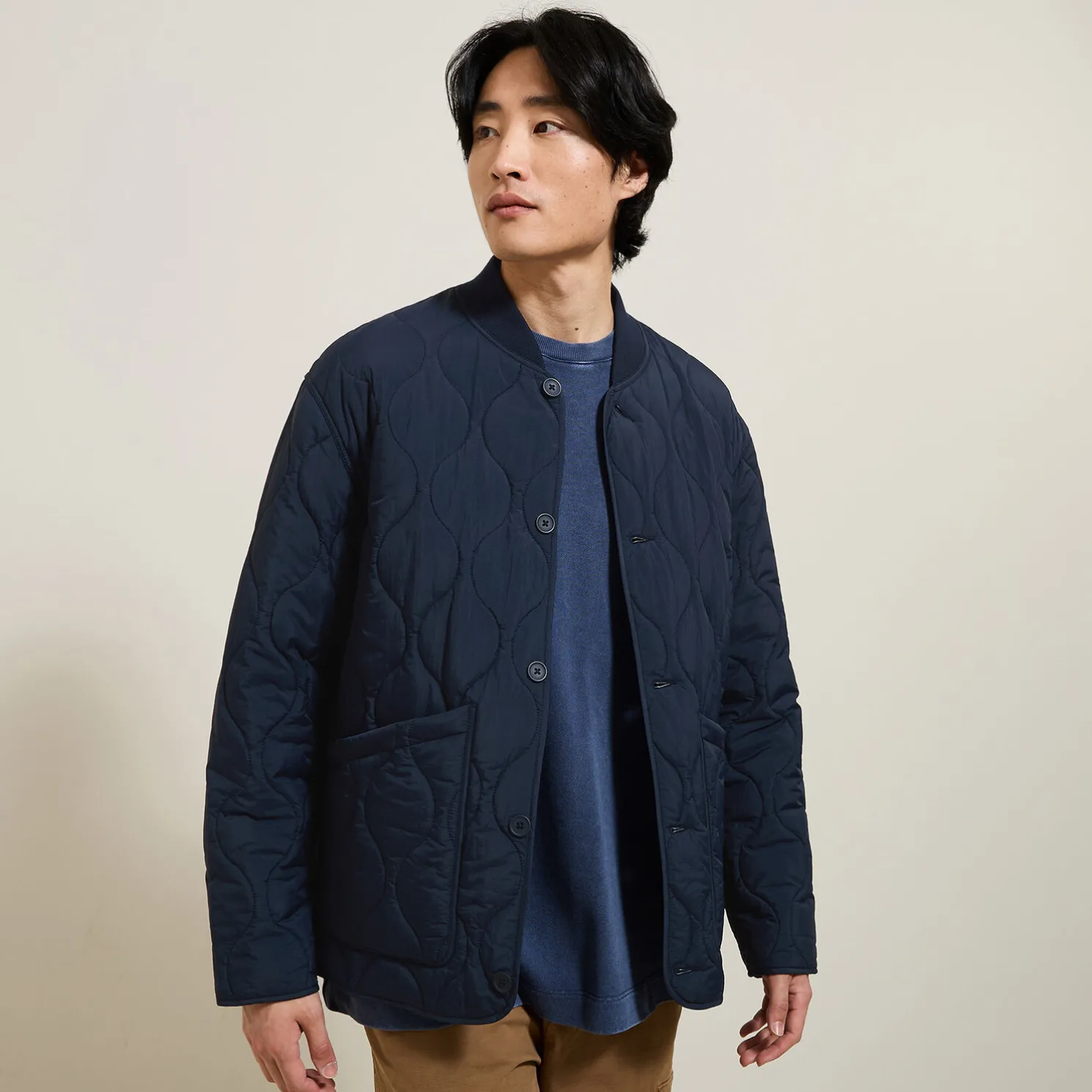 Kort gewatteerd jack