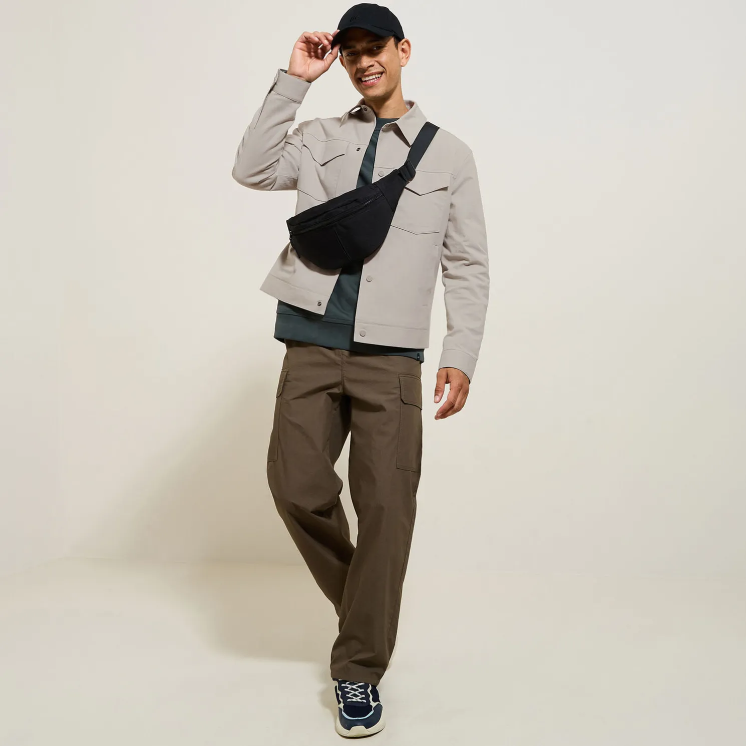 Kort jack met hemdskraag