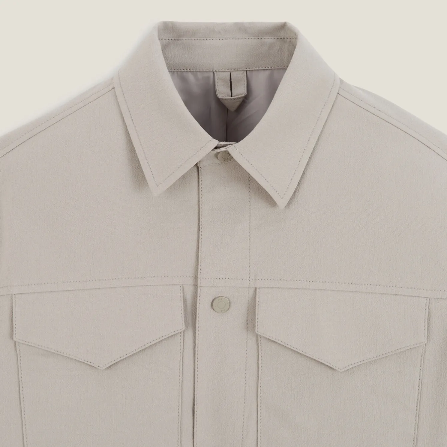 Kort jack met hemdskraag