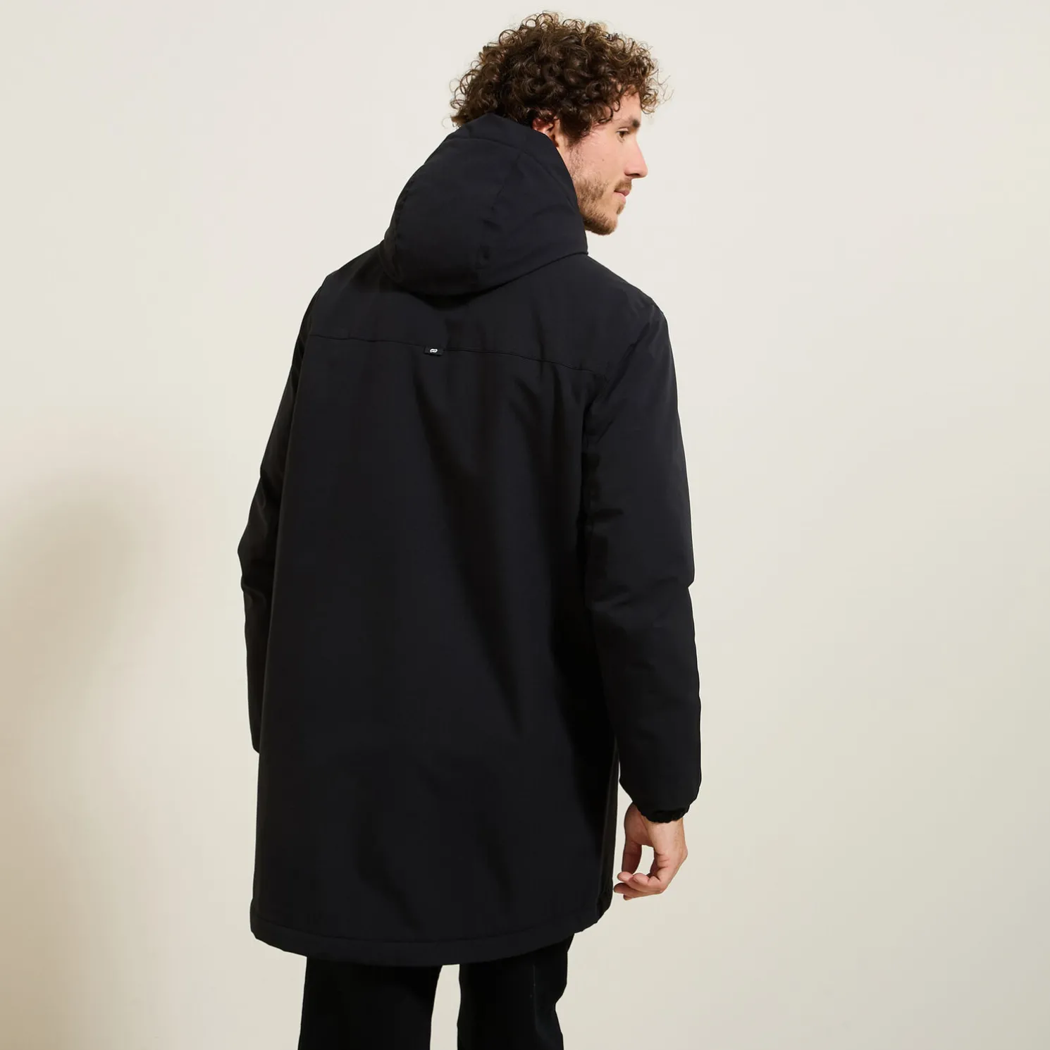 Lange wasterafstotende parka