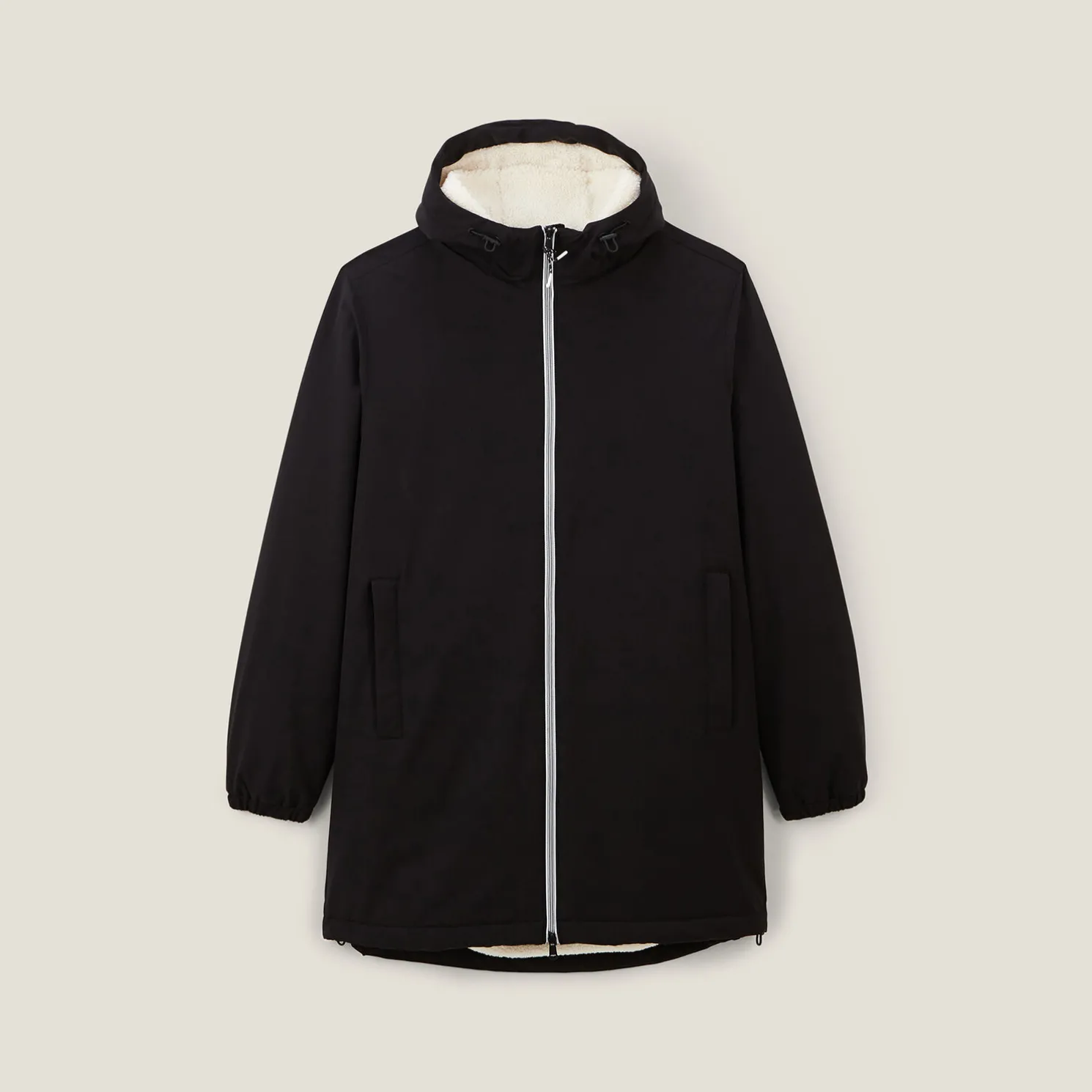 Lange wasterafstotende parka