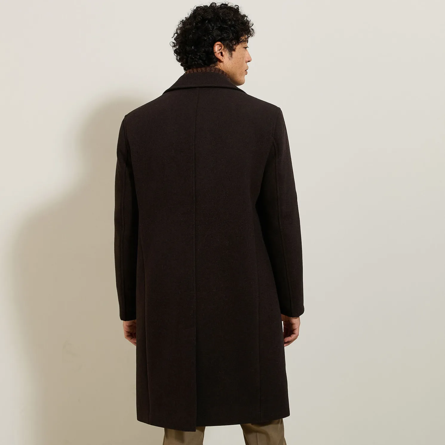 Lange, wollen wintermantel