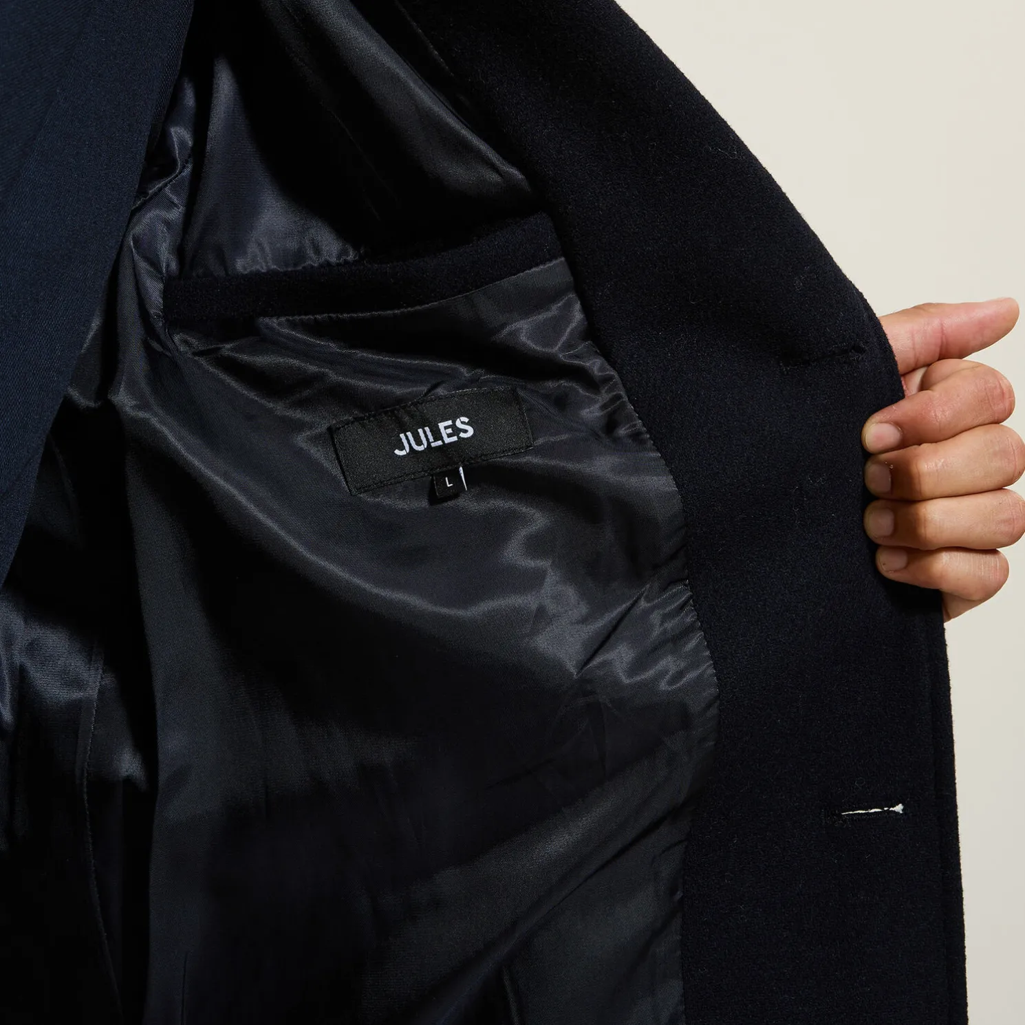 Lange, wollen wintermantel