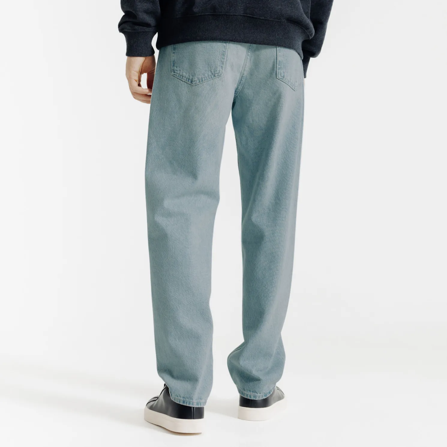 Loose fit jeans in 100% katoen