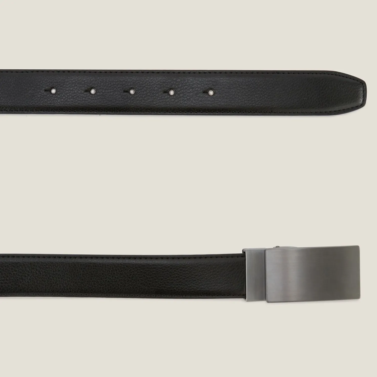 Omkeerbare riem met plaatgesp