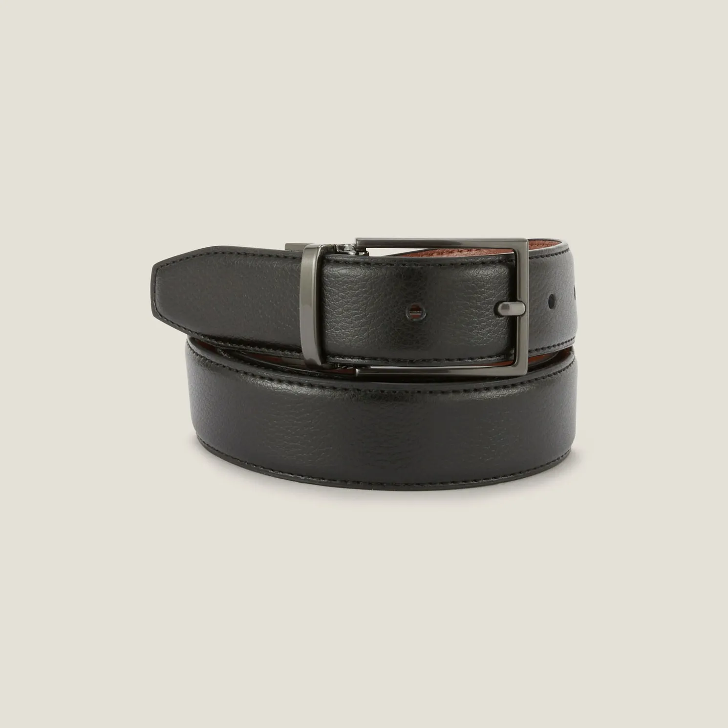 Omkeerbare riem met rolgesp