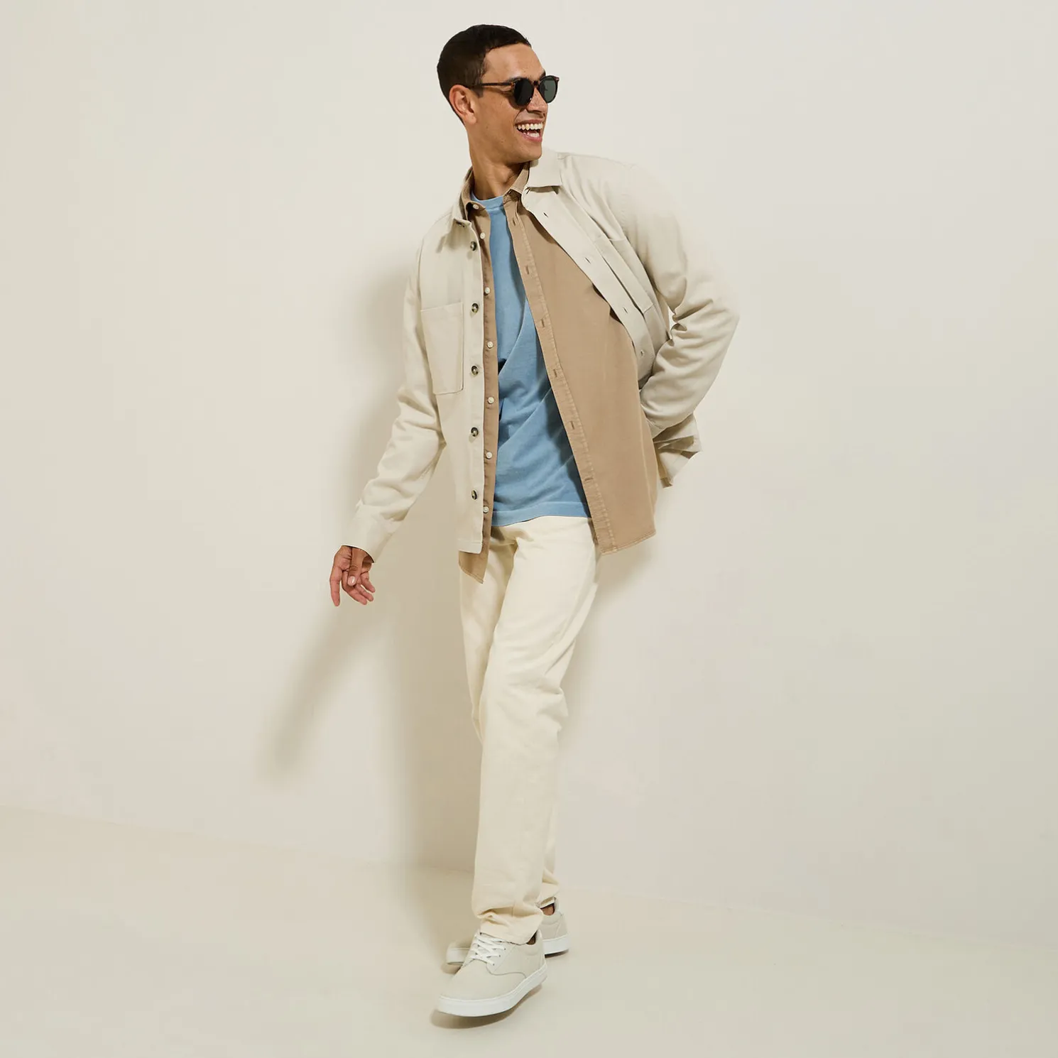 Overhemd van tencelkatoen