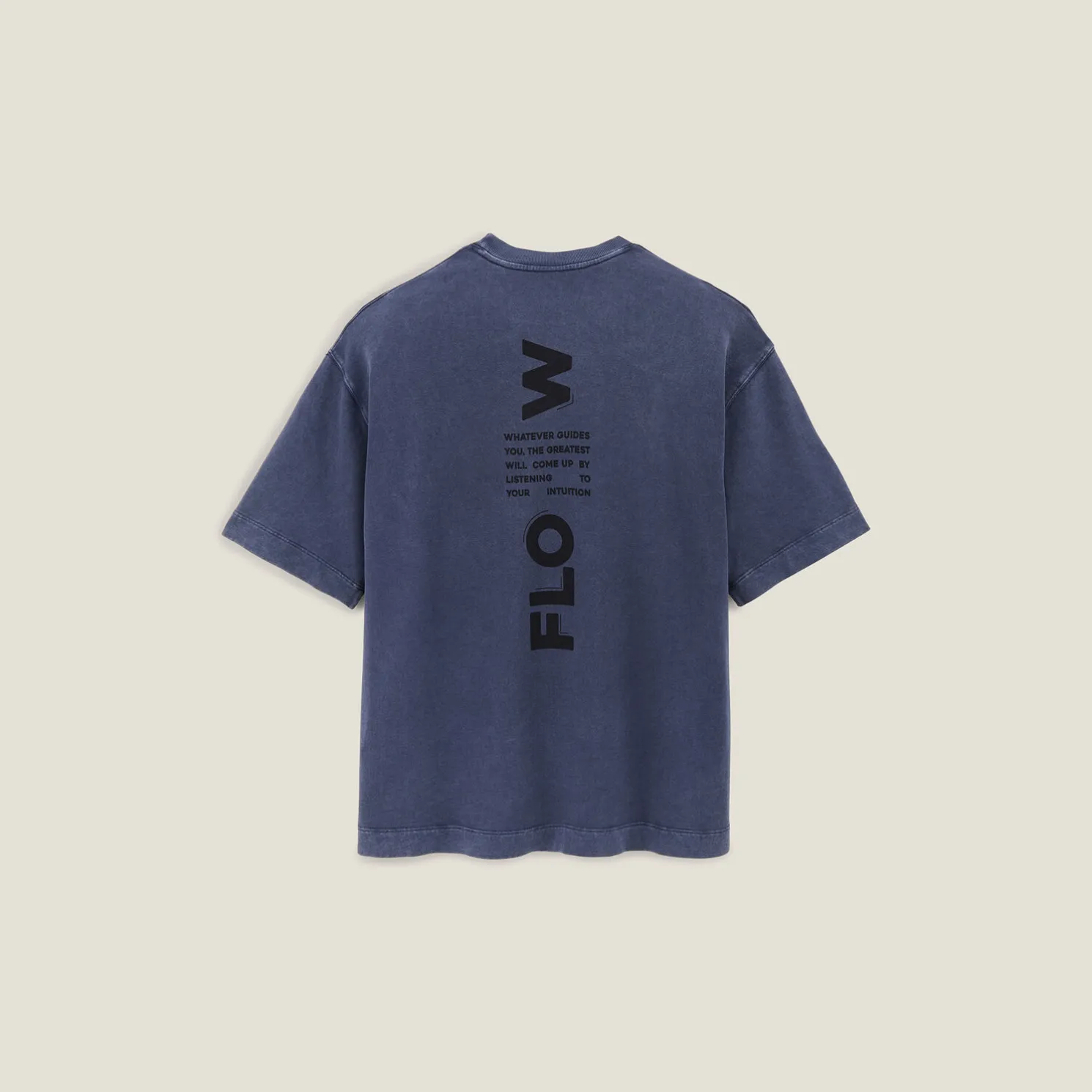 Oversized t-shirt met rugprint