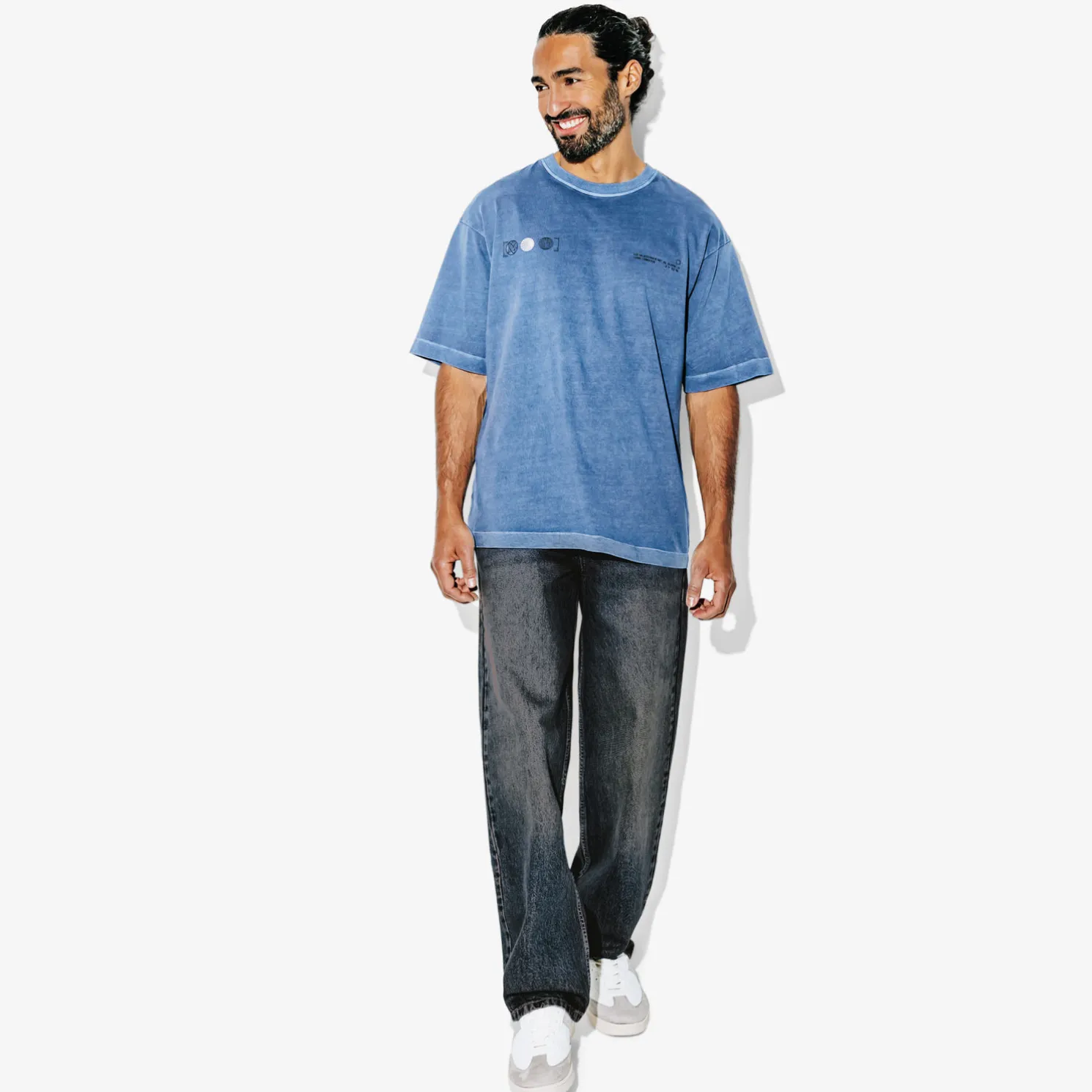 Pantalon Denim Bleu moyen