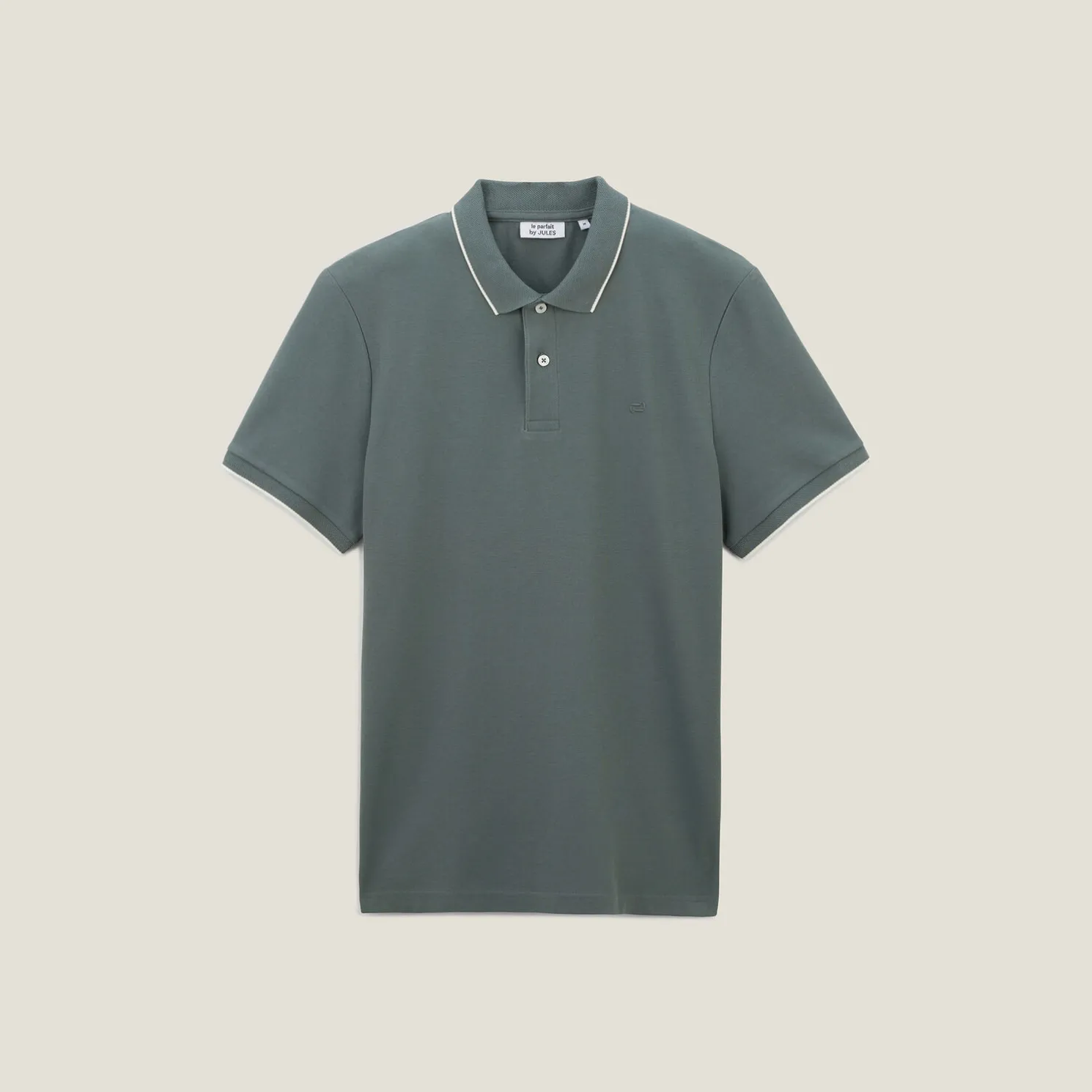 Polo in piquékatoen met korte mouwen