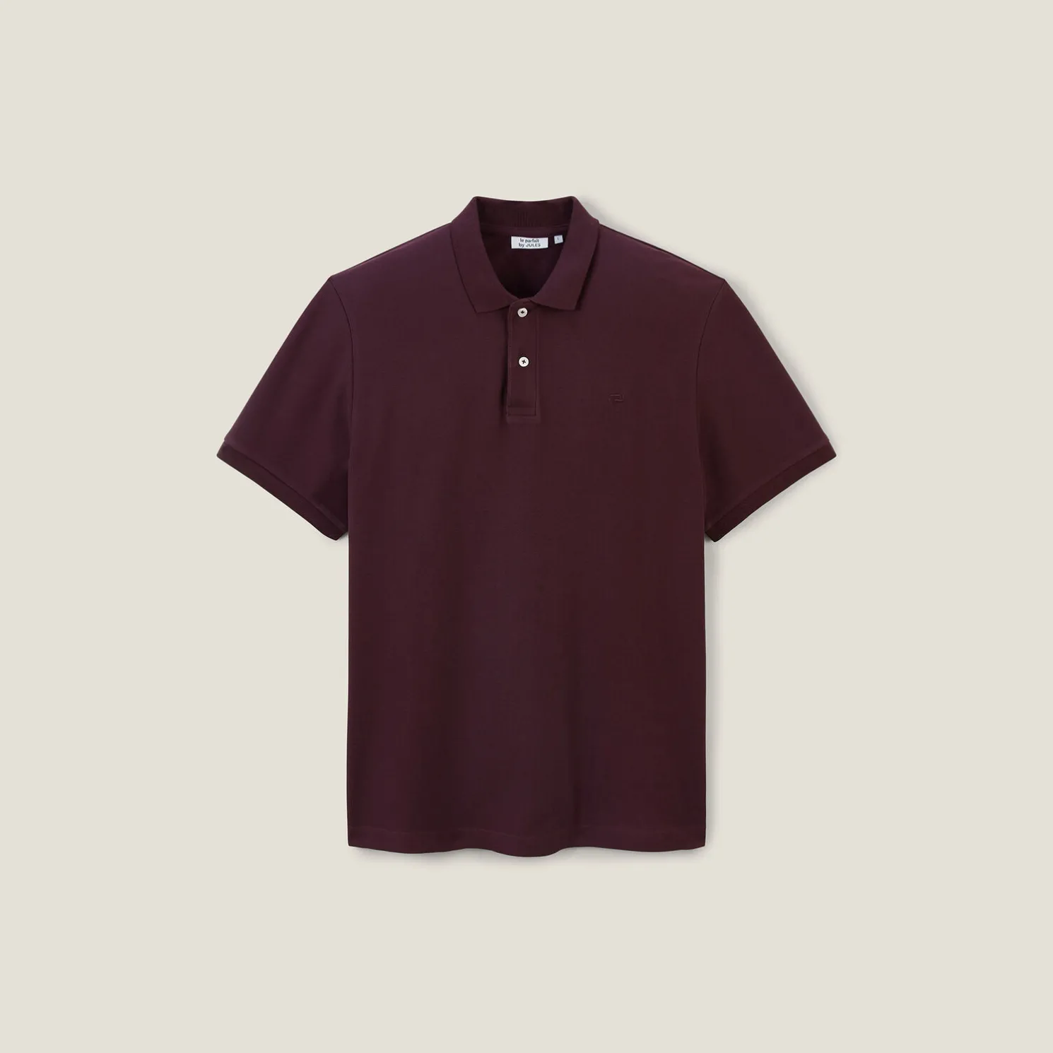 Polo in piquékatoen met korte mouwen