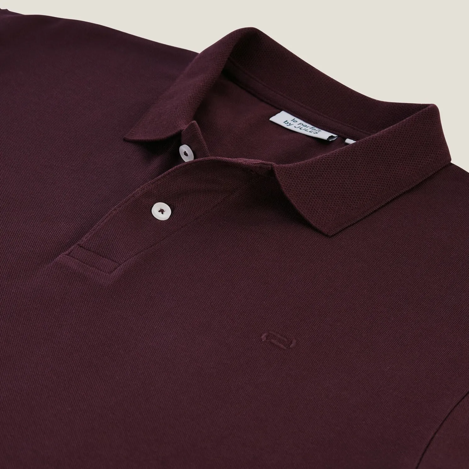 Polo in piquékatoen met korte mouwen