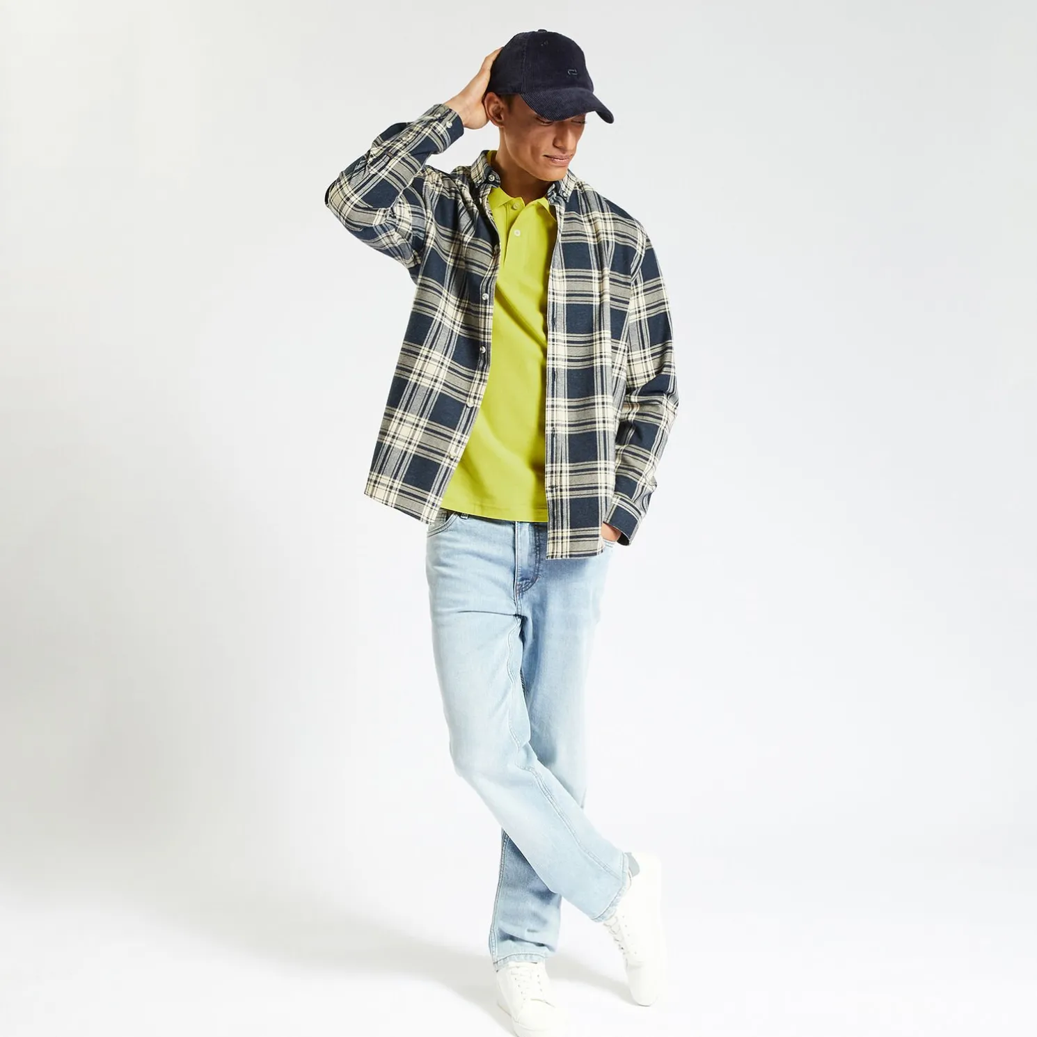 Polo in piquékatoen met korte mouwen