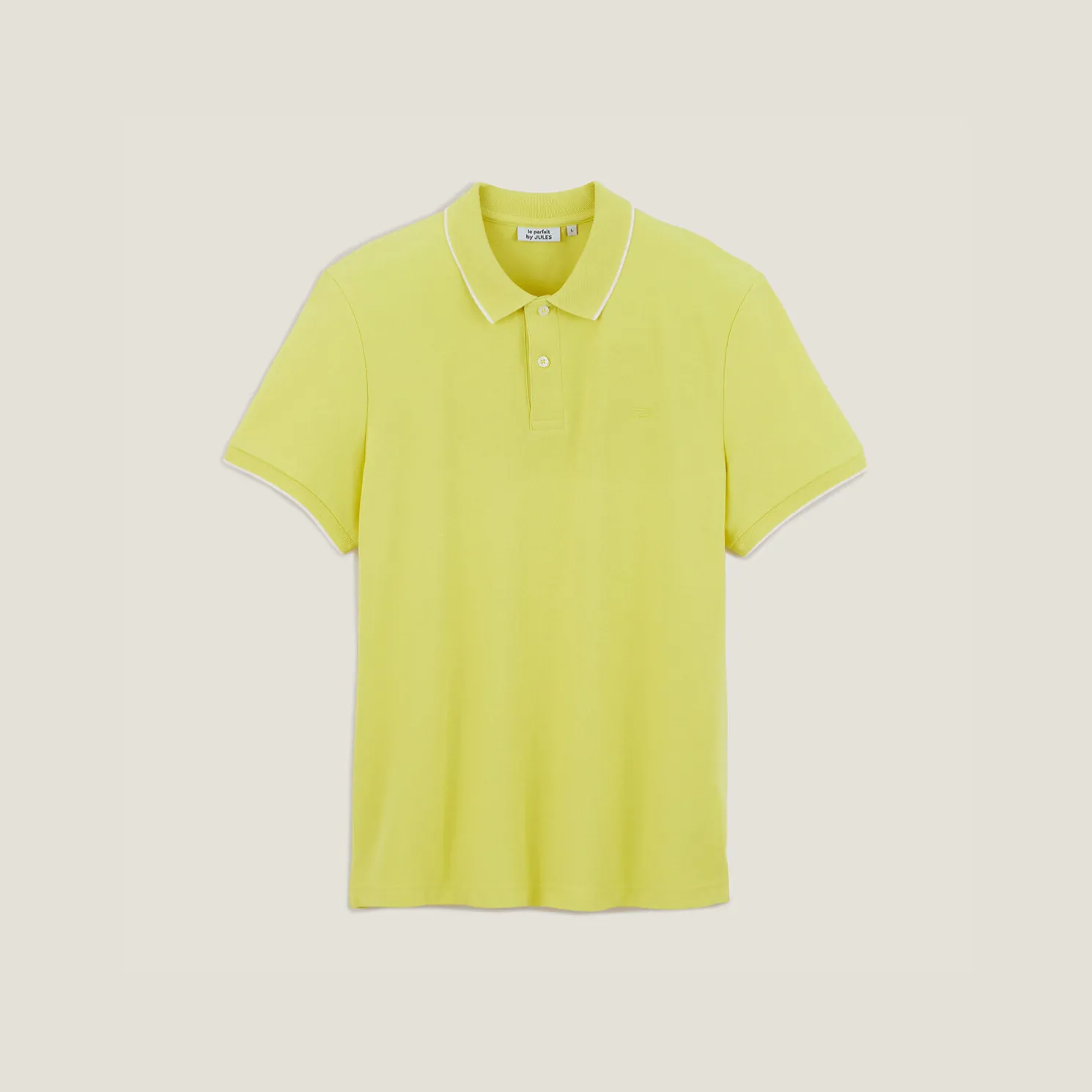 Polo in piquékatoen met korte mouwen