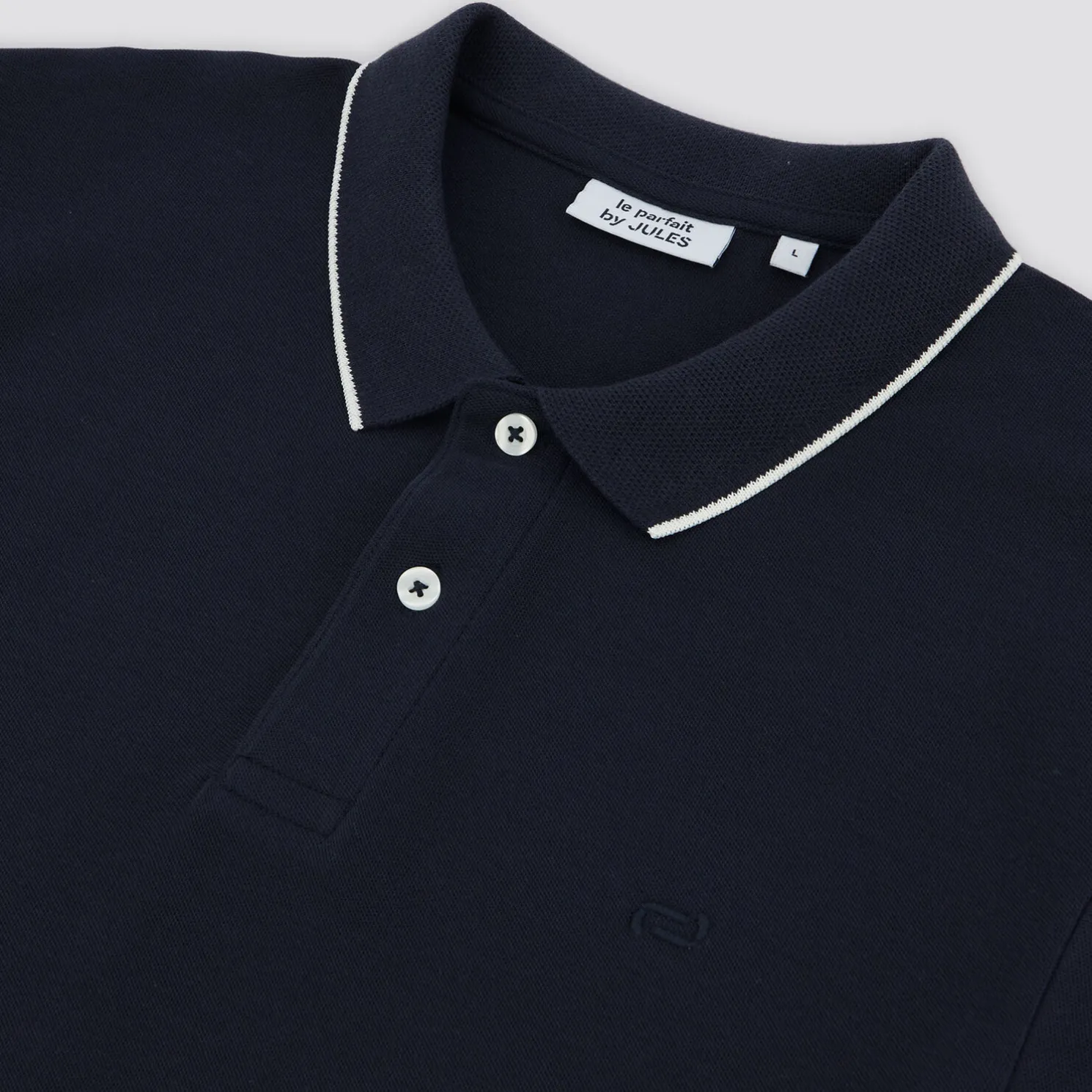 Polo in piquékatoen met korte mouwen