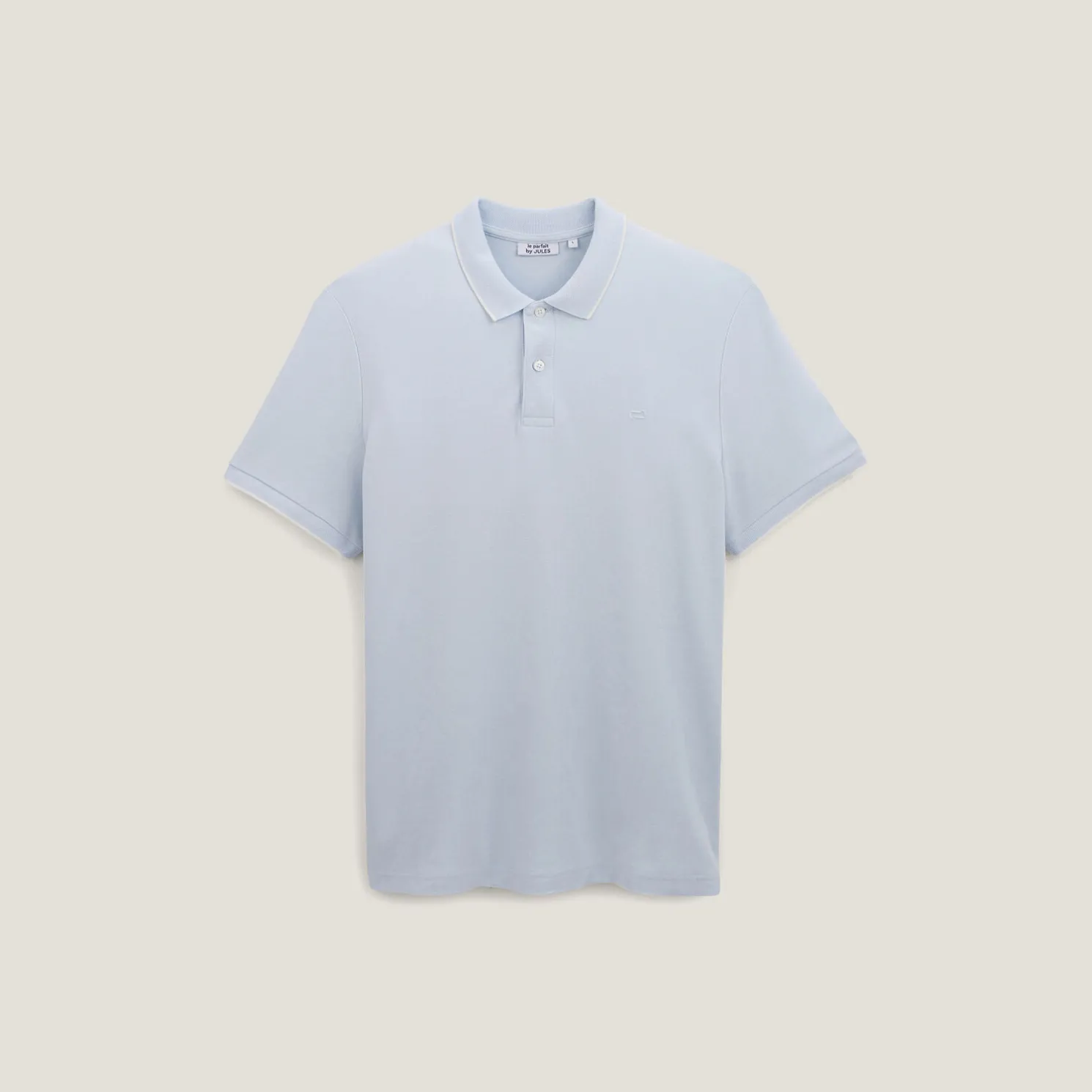 Polo in piquékatoen met korte mouwen