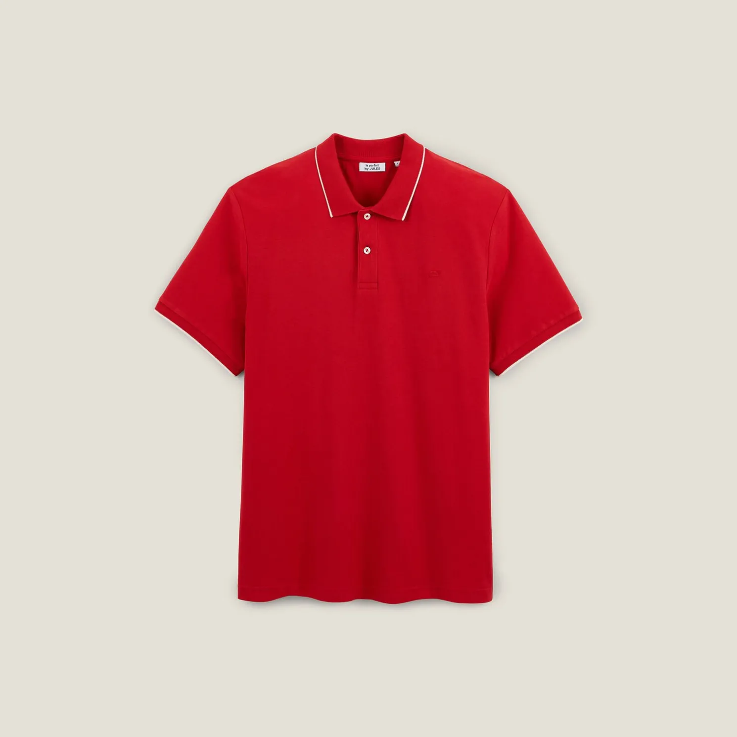 Polo in piquékatoen met korte mouwen