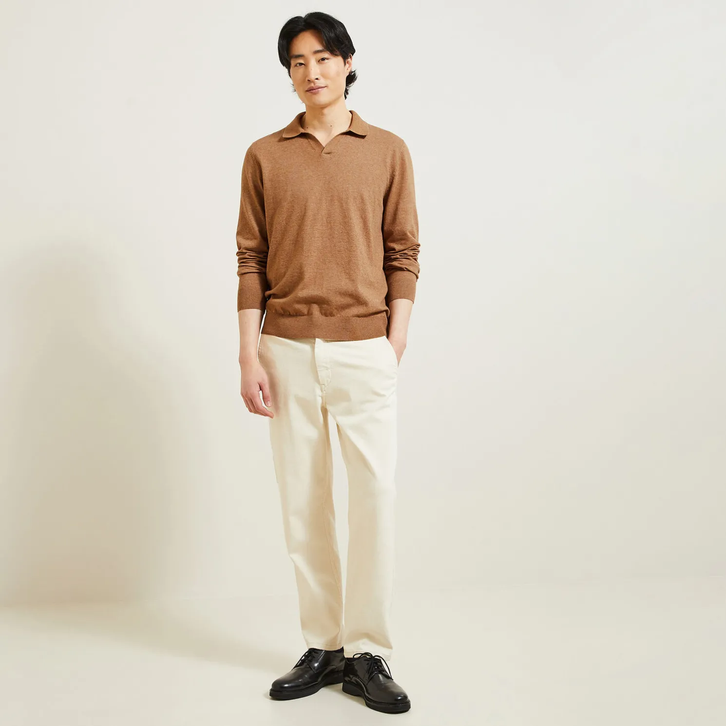 Polotrui resortkraag, lange mouwen