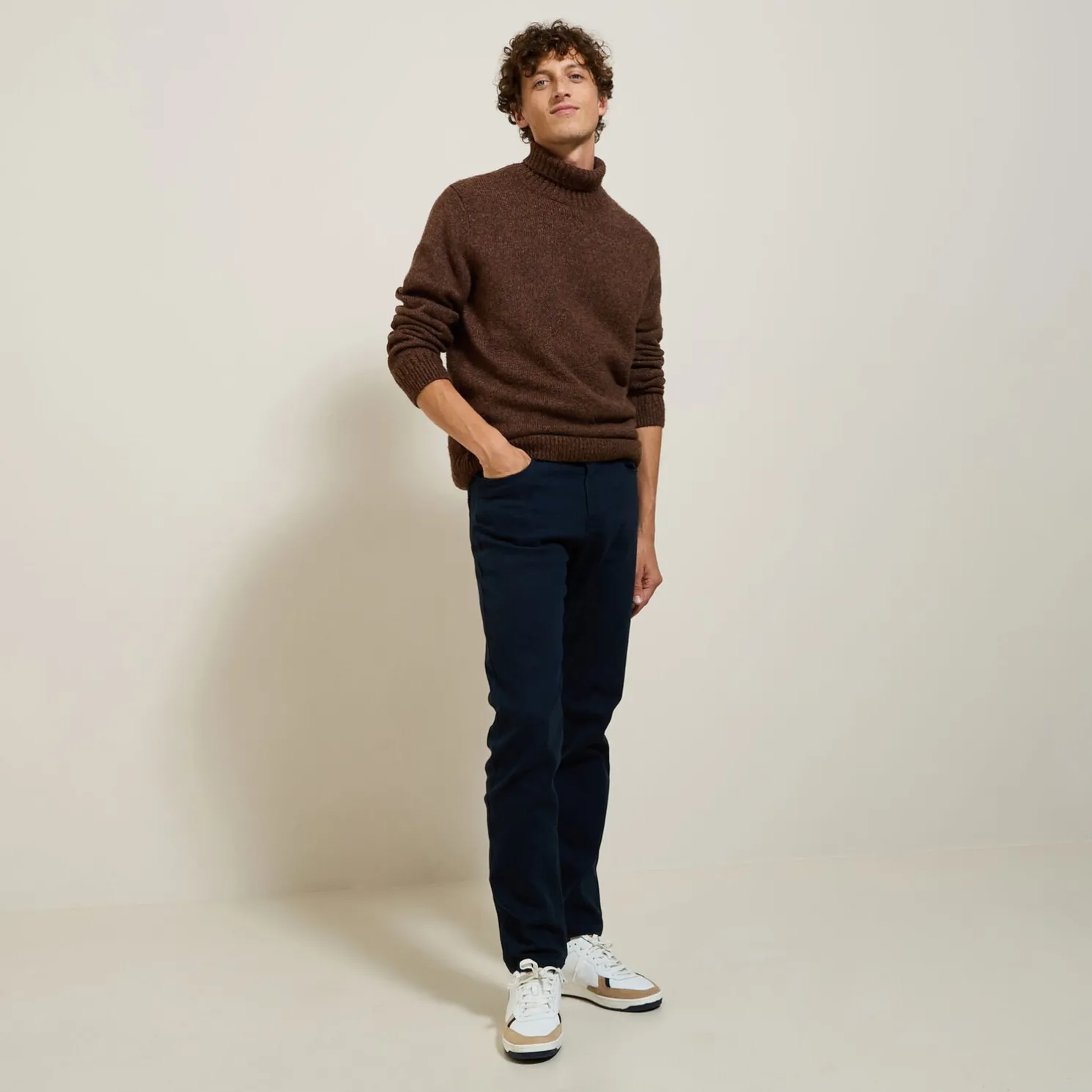 Regular broek met vijf zakken