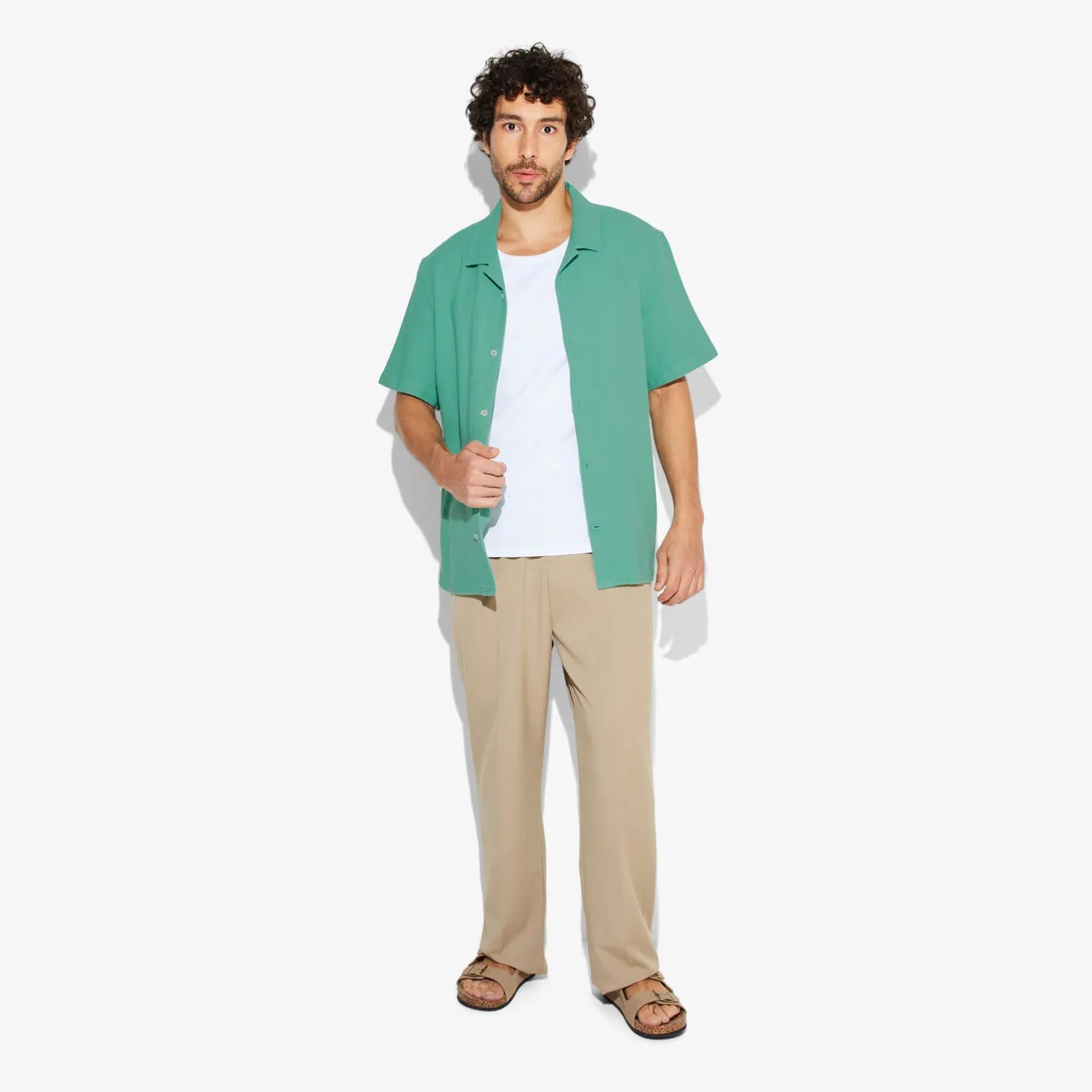 Regular effen hemdje in katoentricot