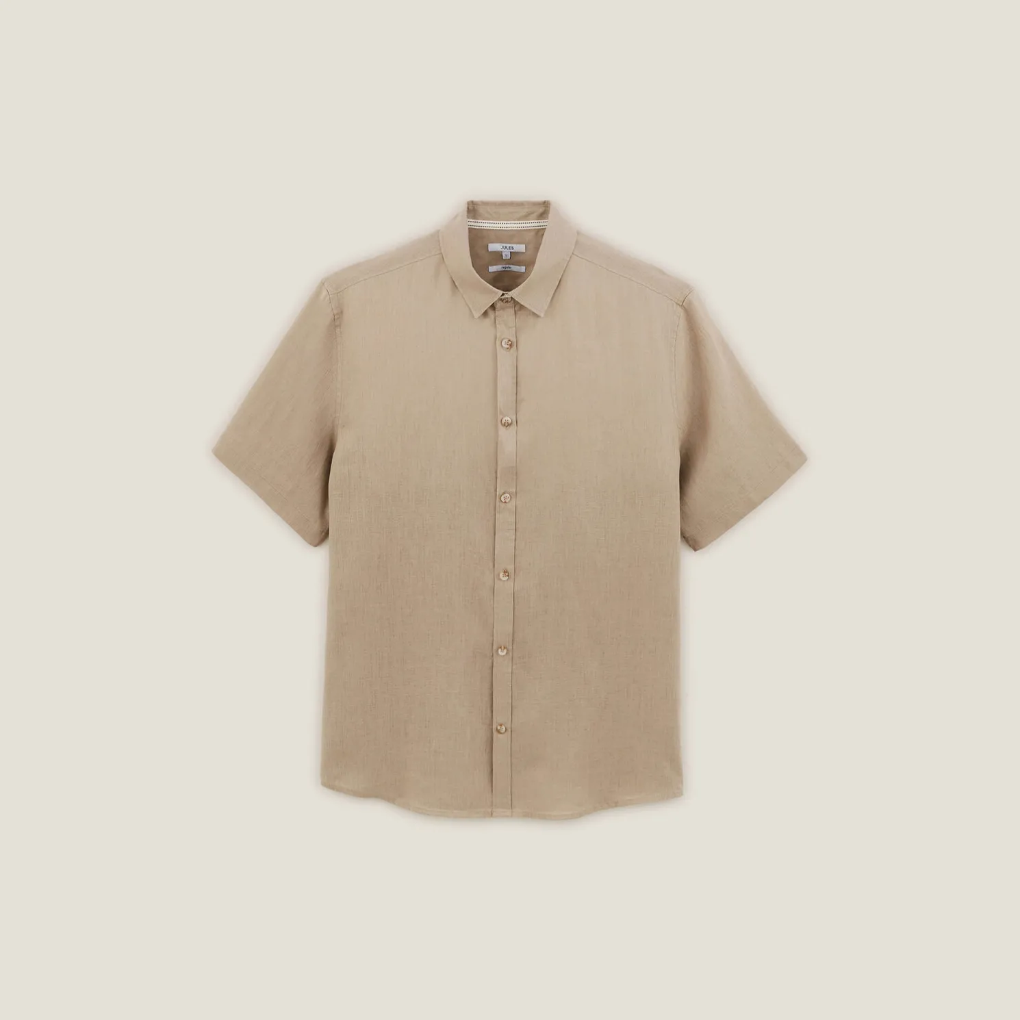 Regular effen hemdje in linnen