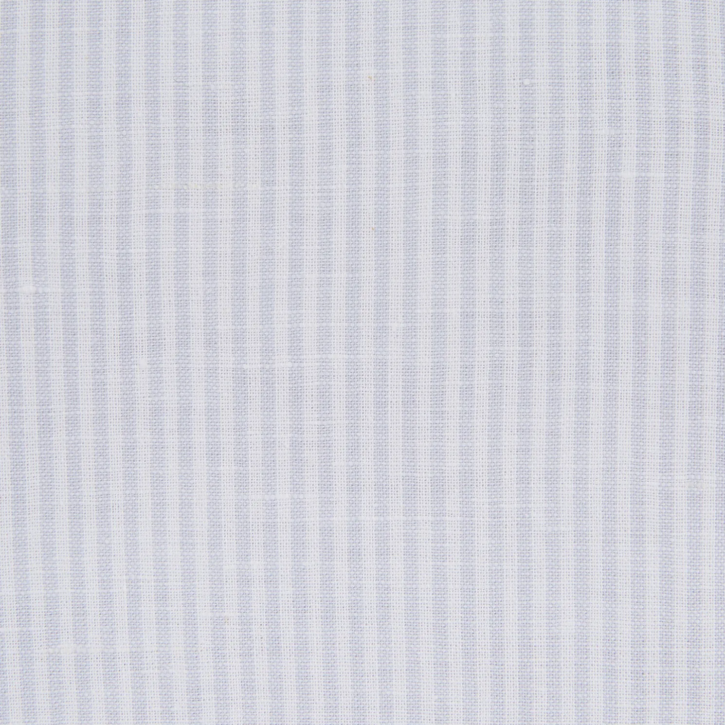 Regular gestreept hemd in katoen en linnen