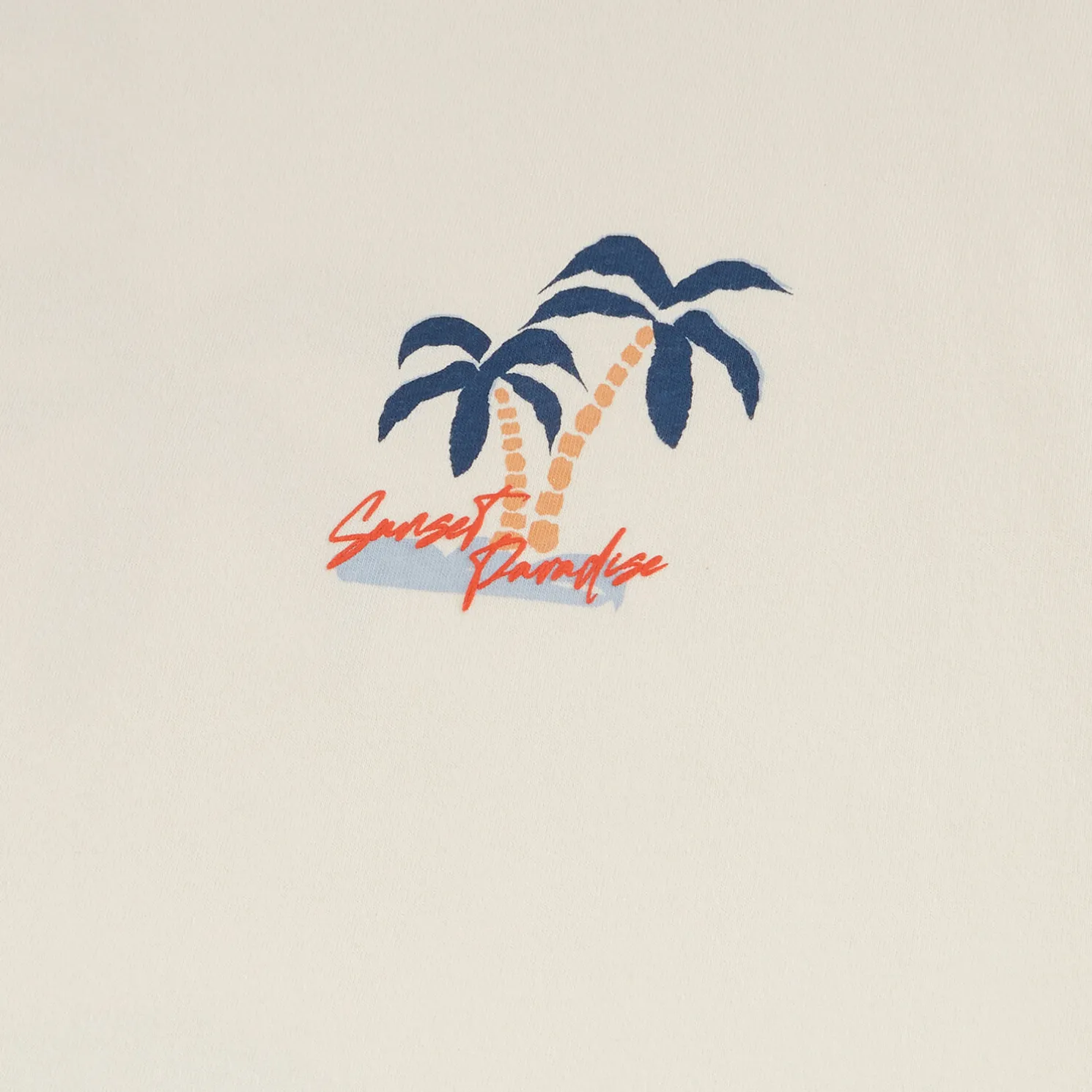 Relax T-shirt met print op voor-en achterkant