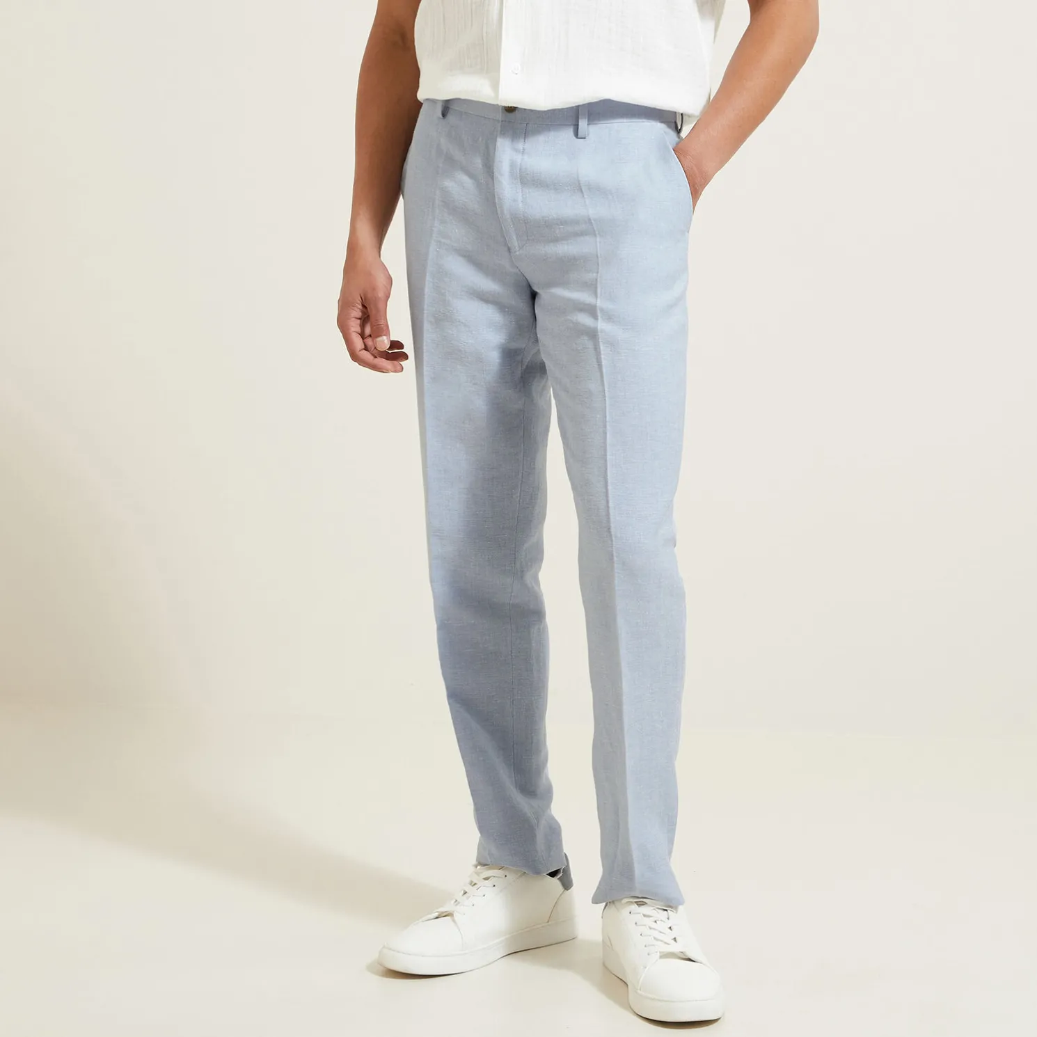 Slim comfortabele kostuumbroek