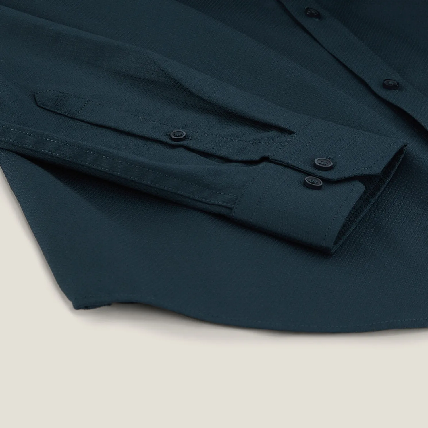 Slim effen hemd 'stay white/black' in katoen