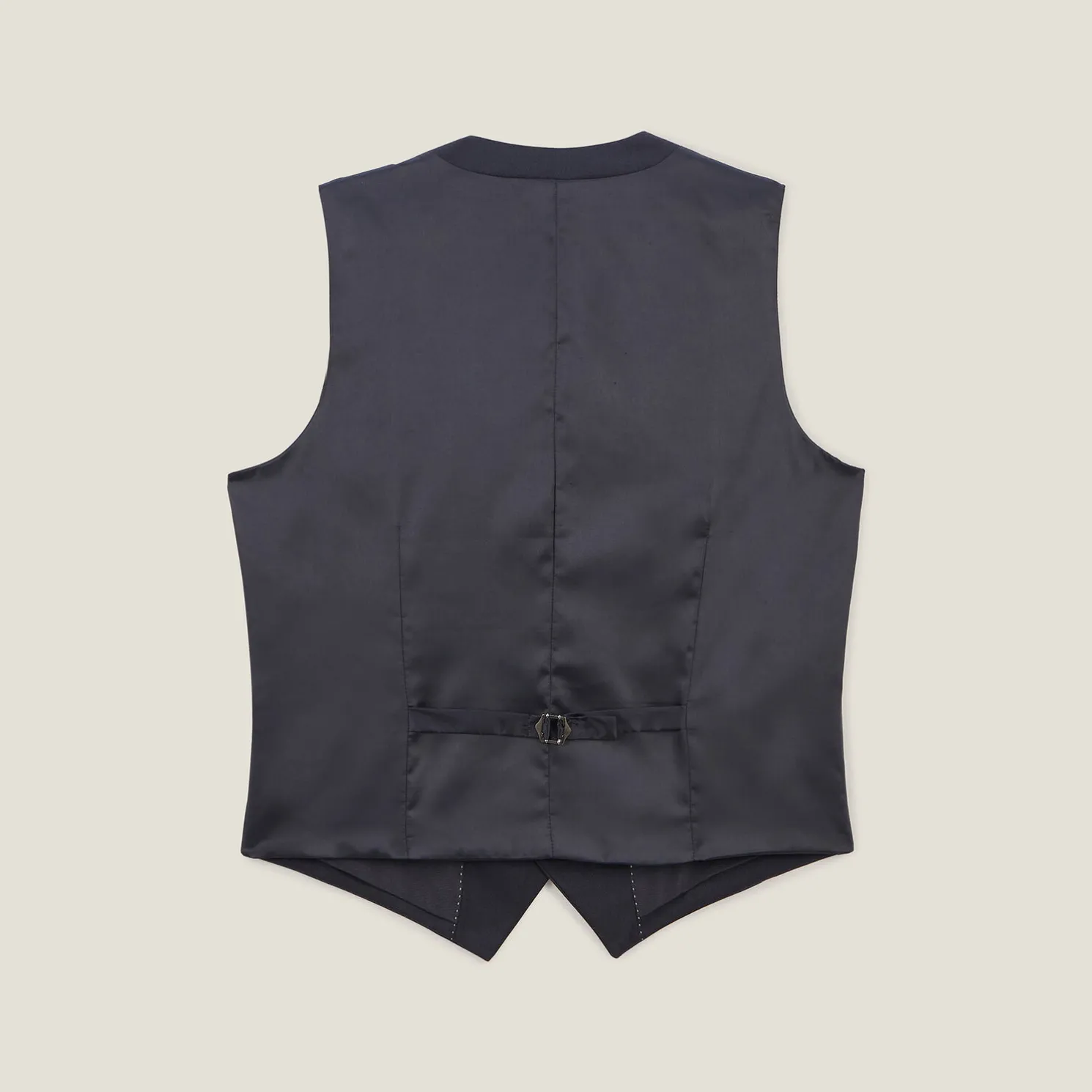 Slim effen kostuumgilet