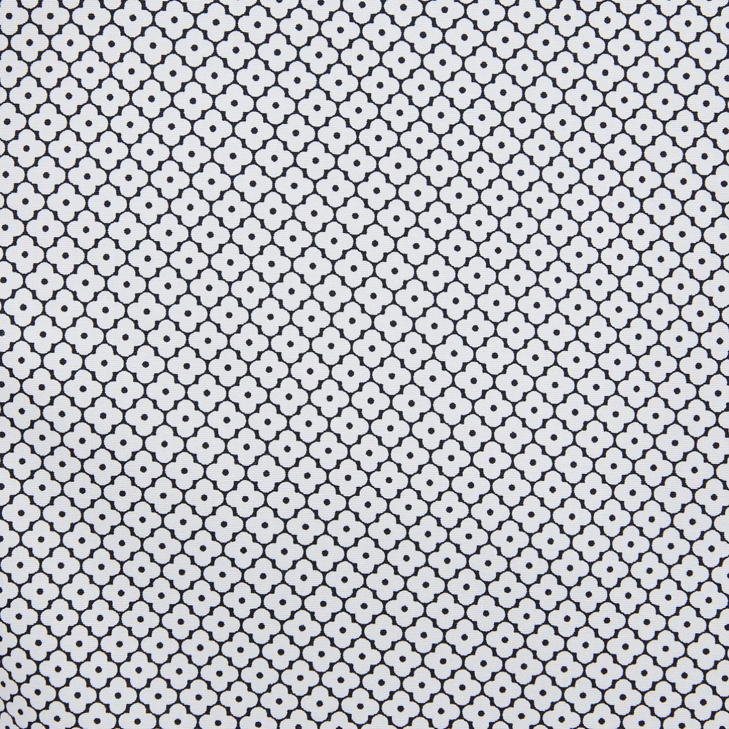 Slim hemdje met geometrische print in biokatoen