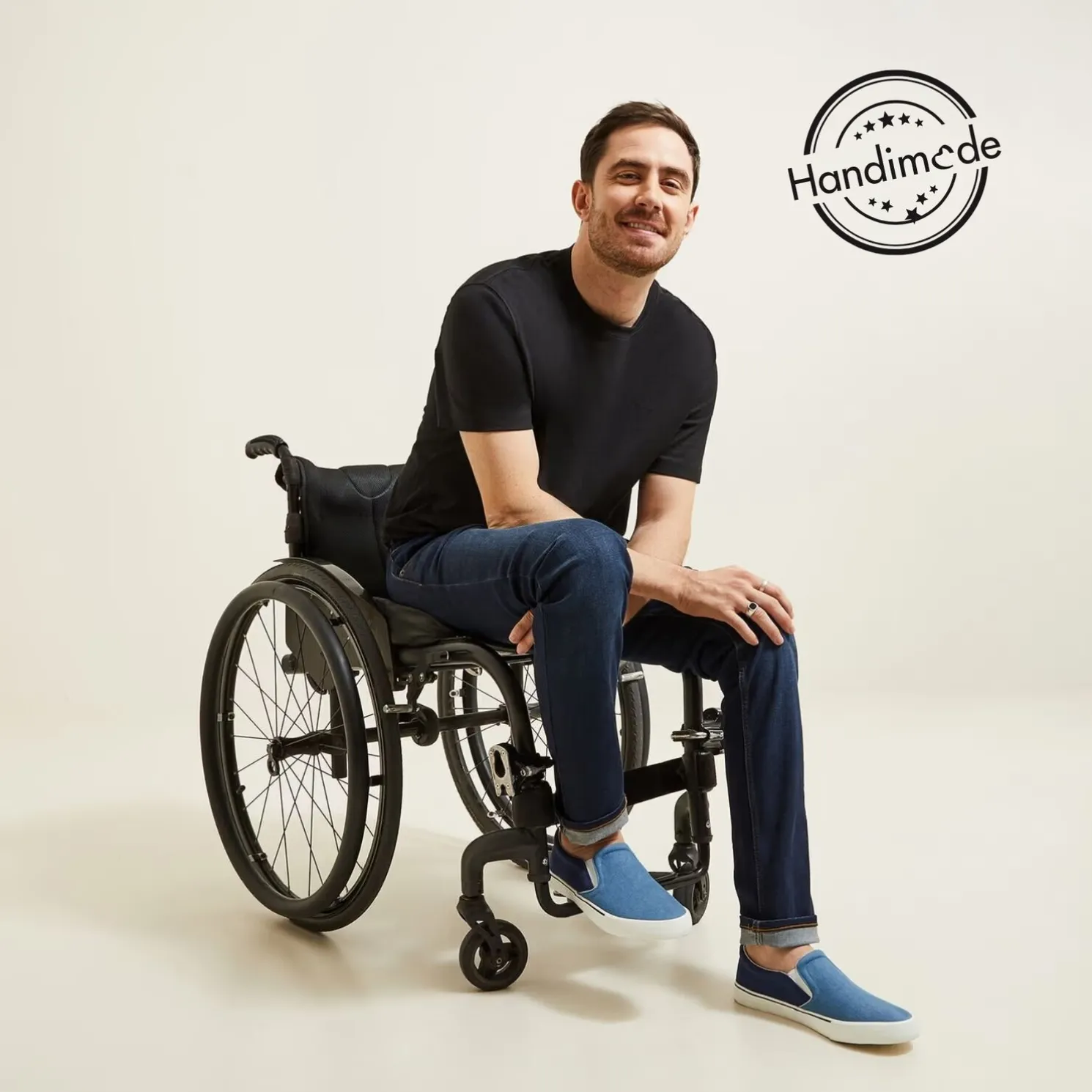 Slim jeans voor personen met beperkte mobiliteit