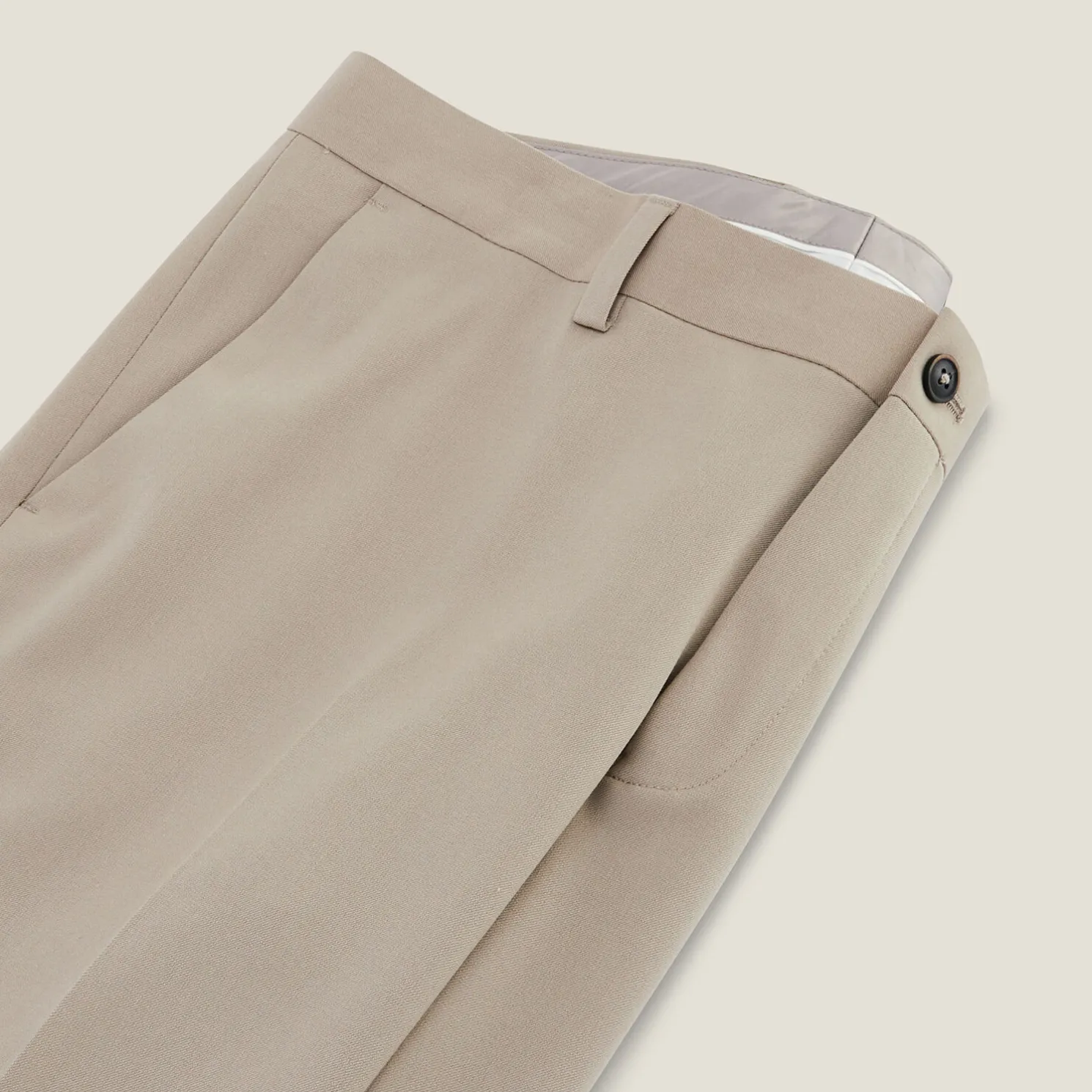 Slim kostuumbroek in twill