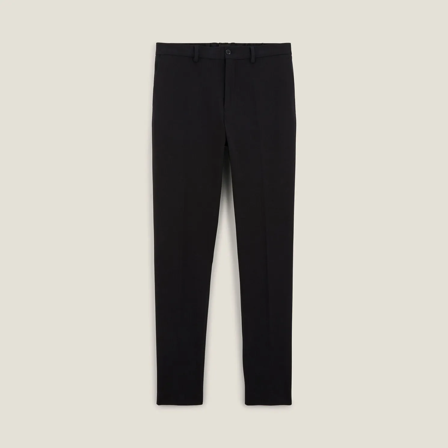 Slim kostuumbroek in tricot