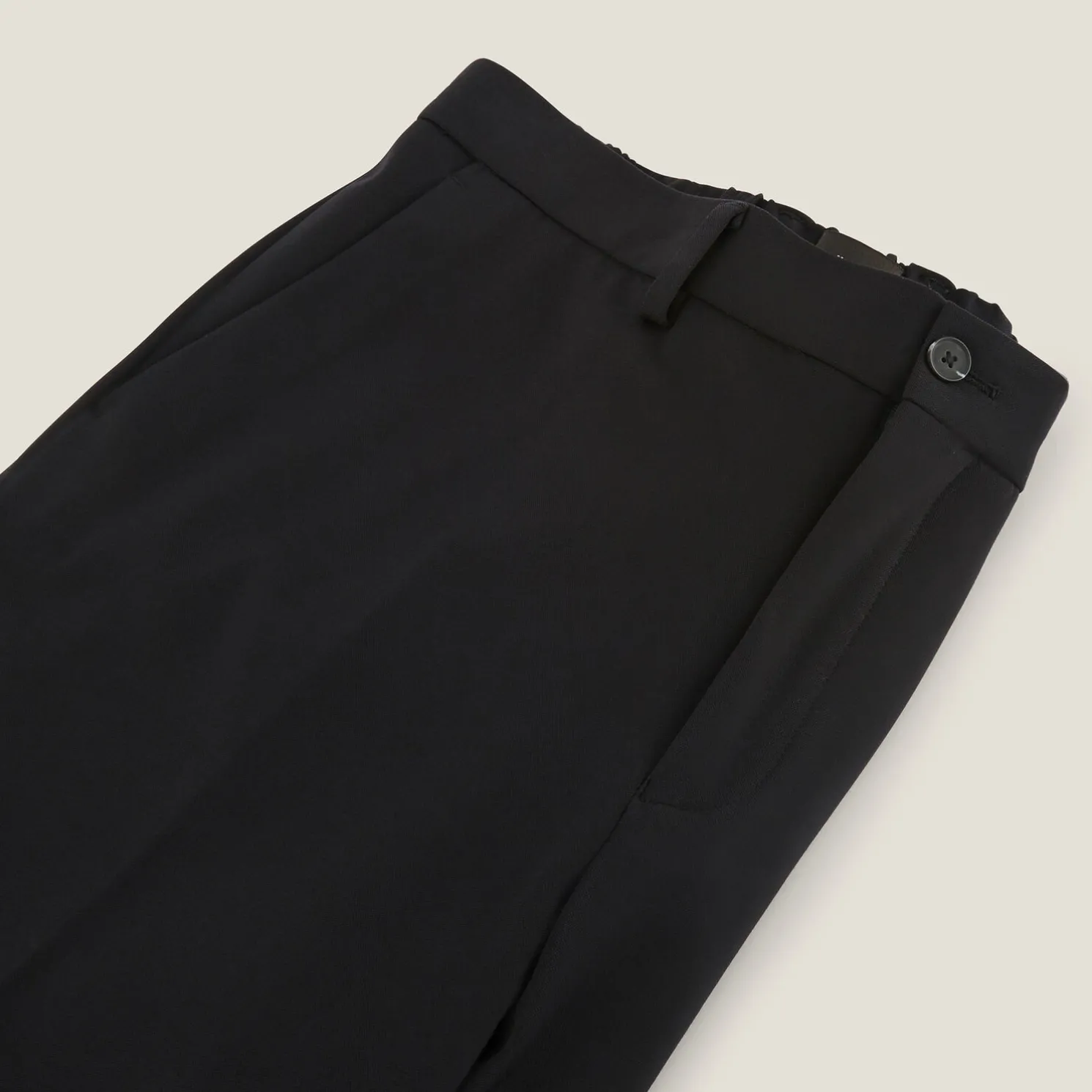 Slim kostuumbroek in tricot