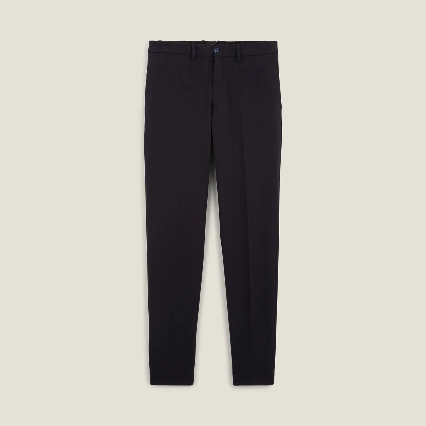 Slim kostuumbroek in tricot