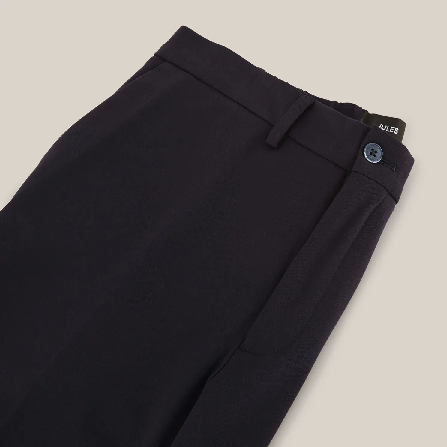 Slim kostuumbroek in tricot