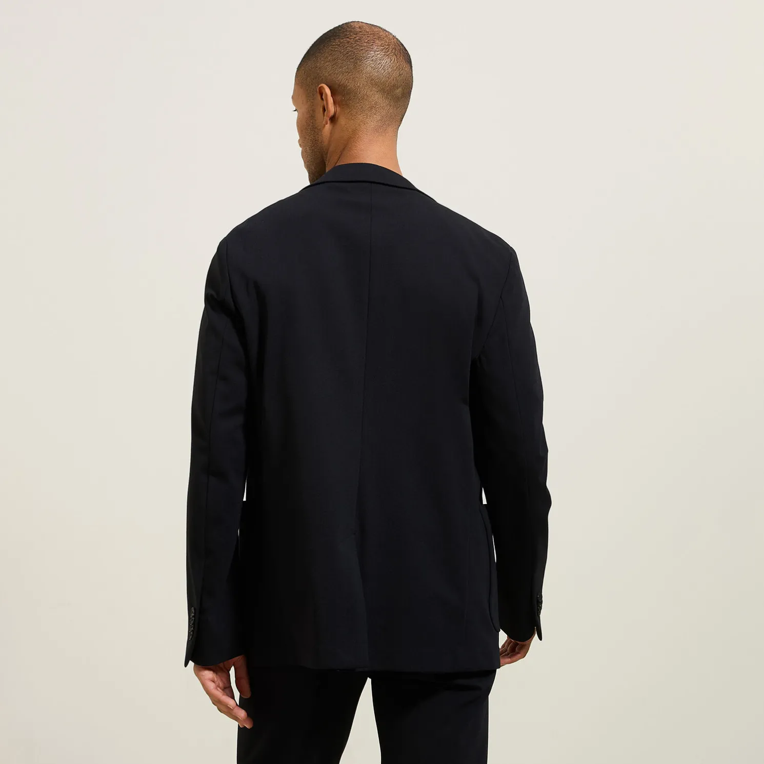 Slim kostuumvest in tricot