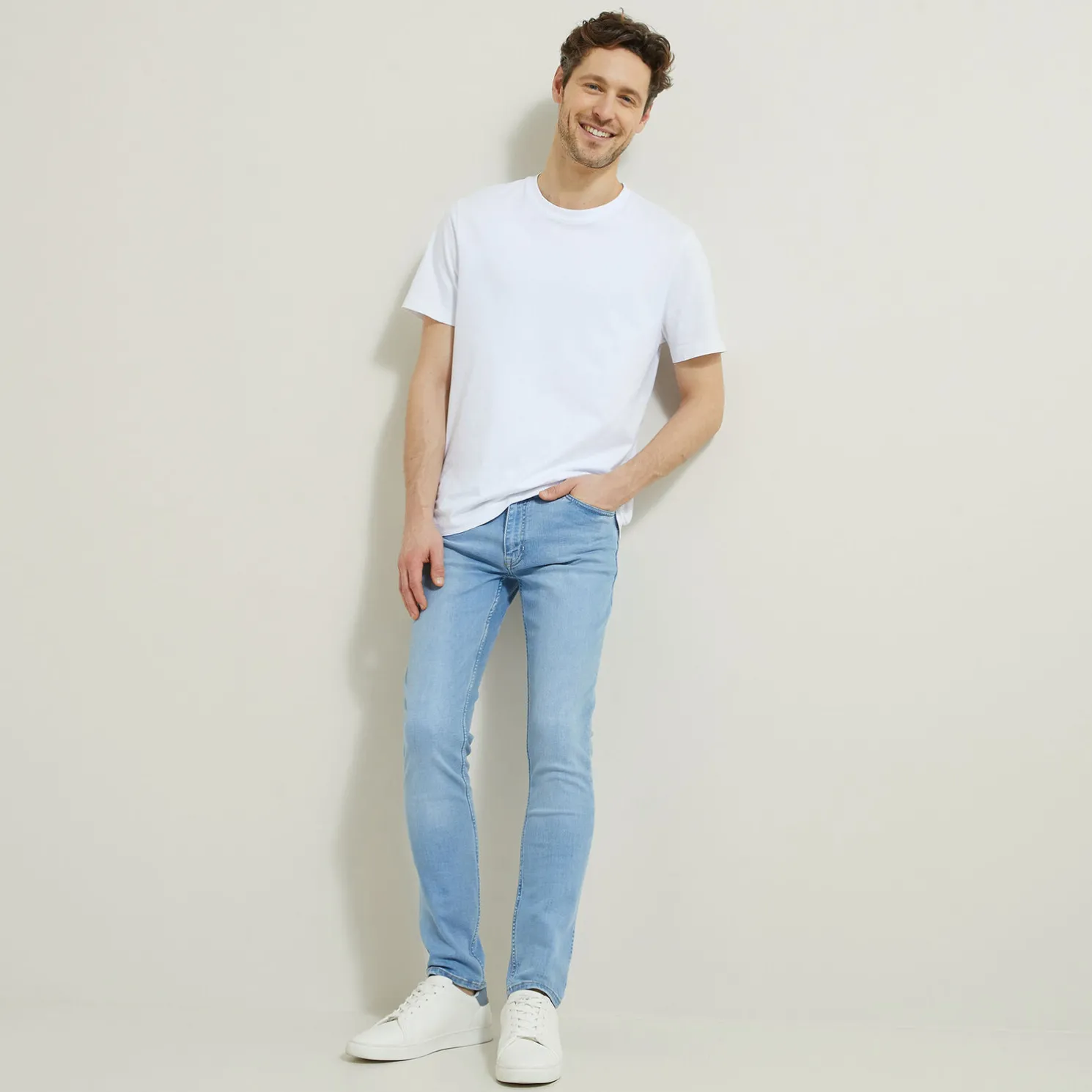 Slim urbanflex jeans met regeneratief katoen
